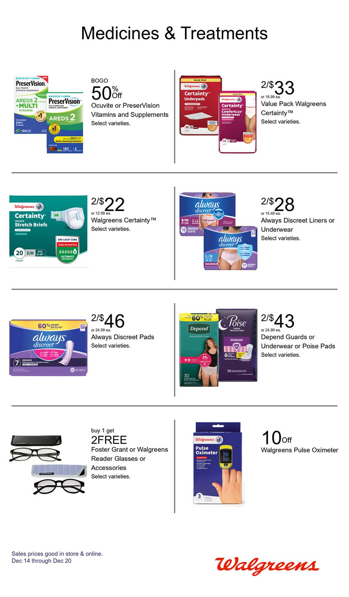Walgreens weekly ad (2025-12-14 - 2025-12-20)