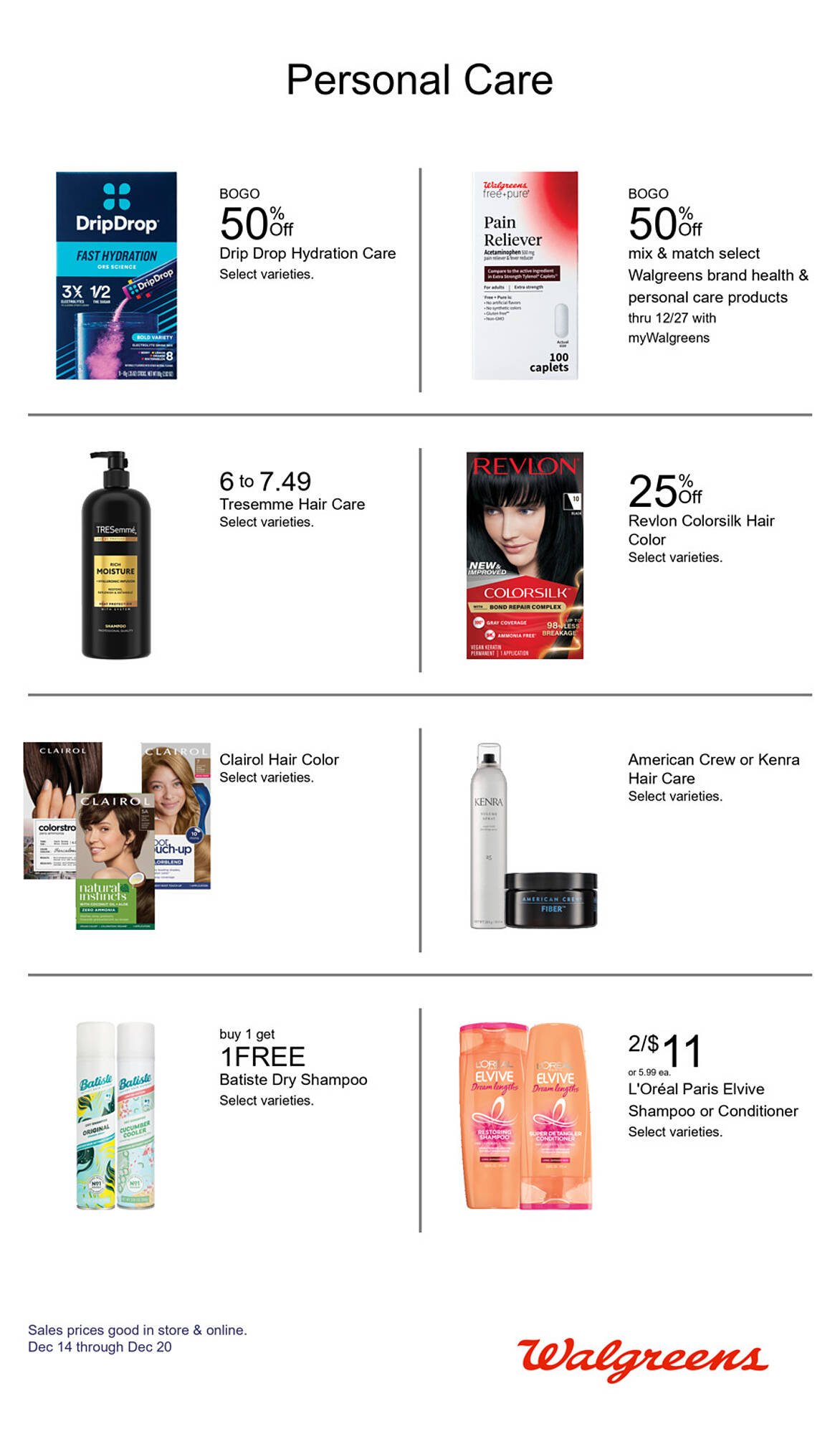 Walgreens weekly ad (2025-12-14 - 2025-12-20)