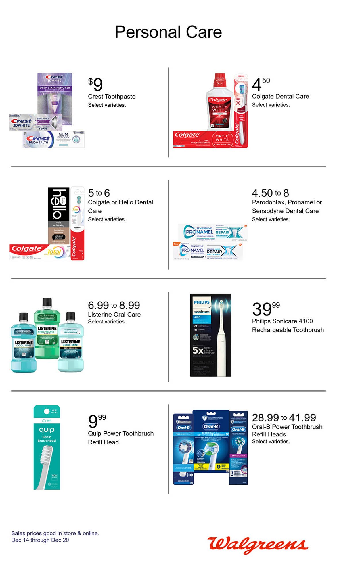 Walgreens weekly ad (2025-12-14 - 2025-12-20)