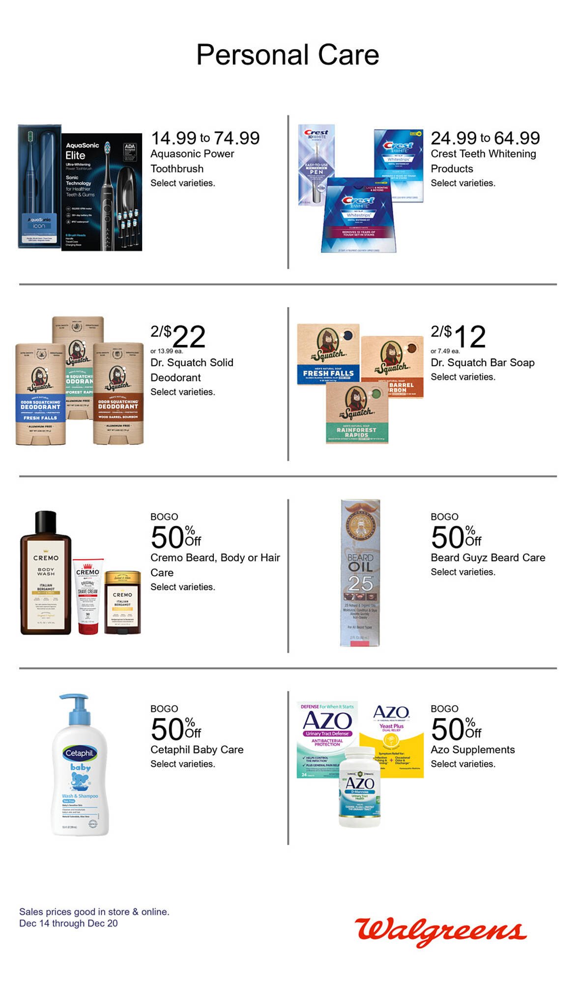 Walgreens weekly ad (2025-12-14 - 2025-12-20)