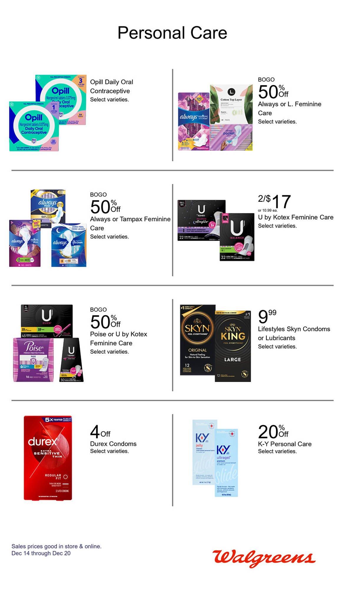 Walgreens weekly ad (2025-12-14 - 2025-12-20)