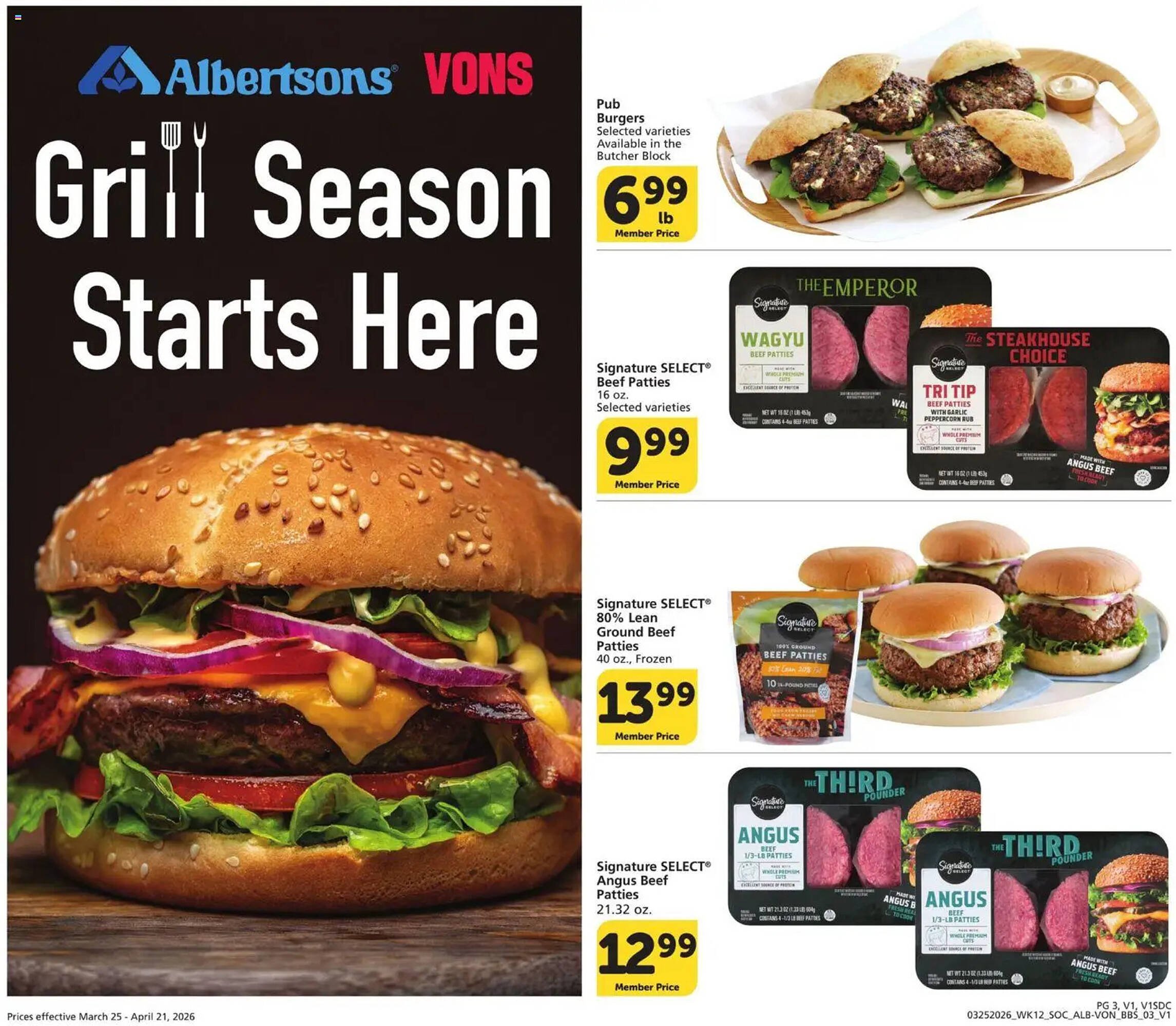Vons weekly ad