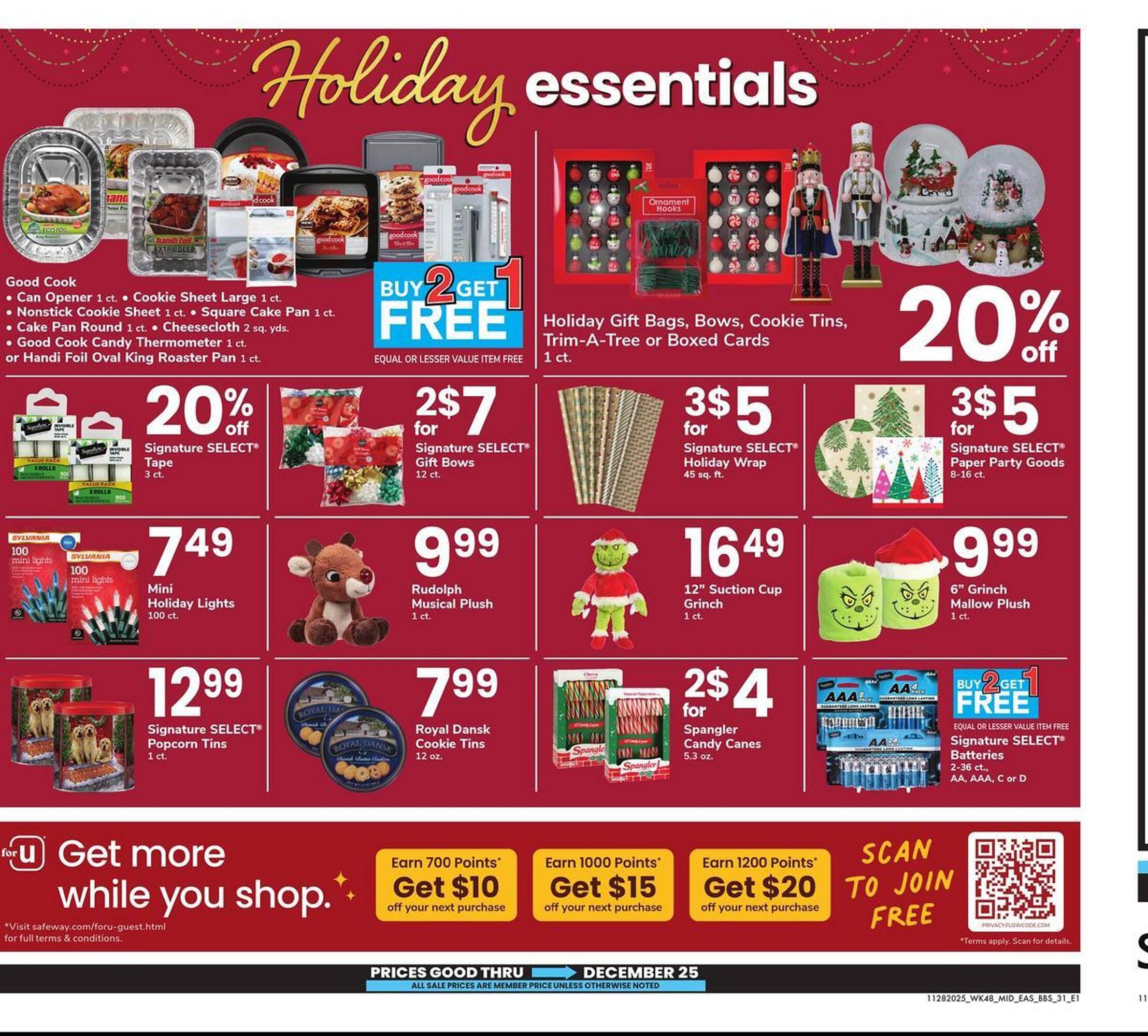 Safeway weekly ad