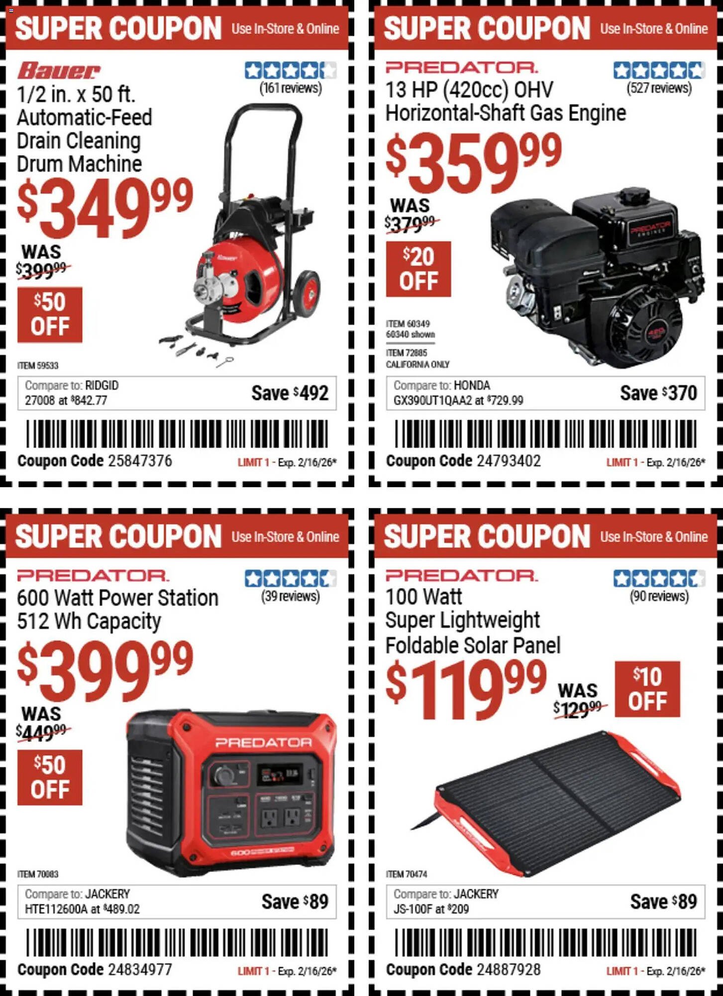 Harbor Freight Tools weekly ad (2026-02-02 - 2026-02-17)