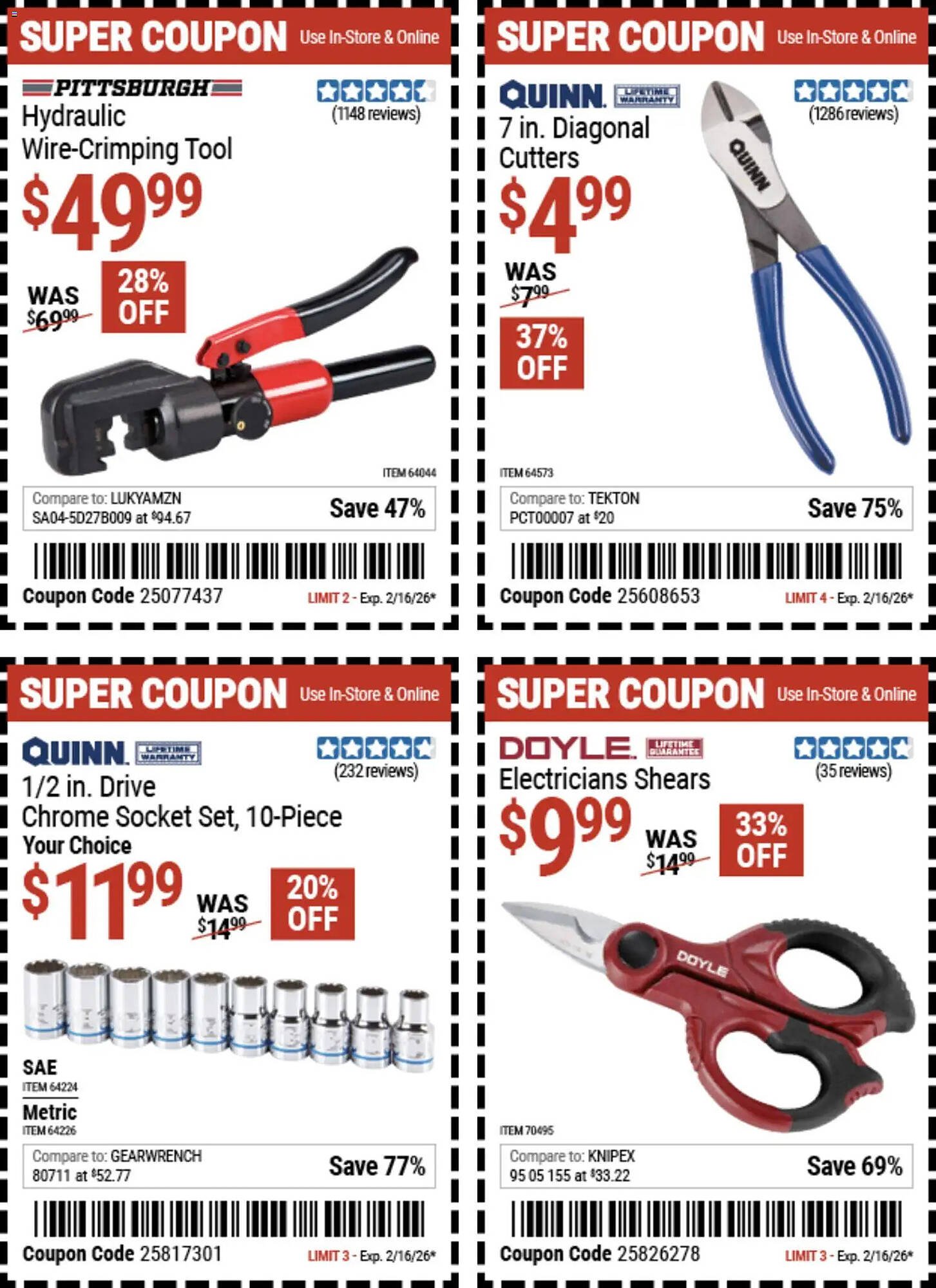 Harbor Freight Tools weekly ad