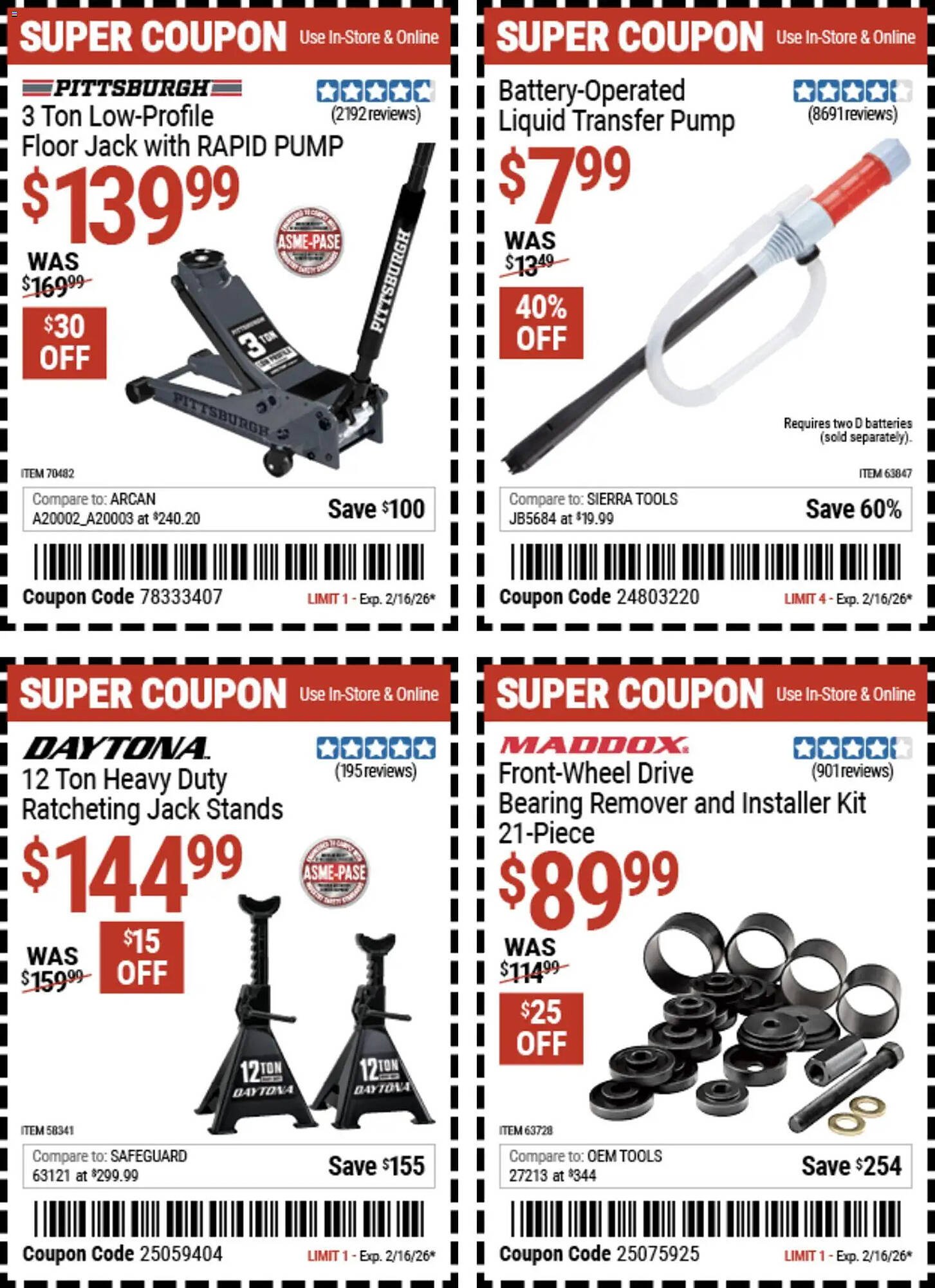 Harbor Freight Tools weekly ad