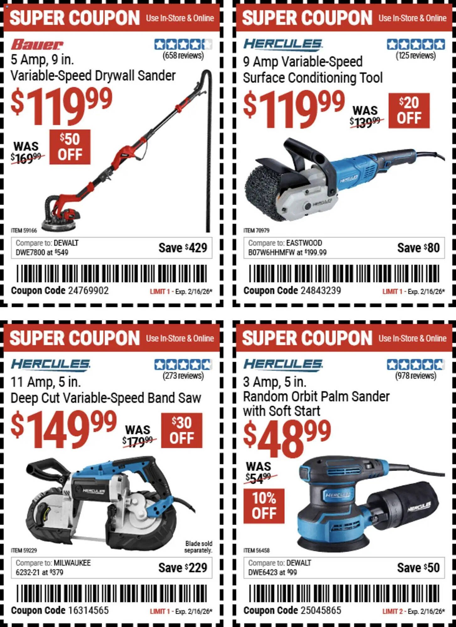 Harbor Freight Tools weekly ad