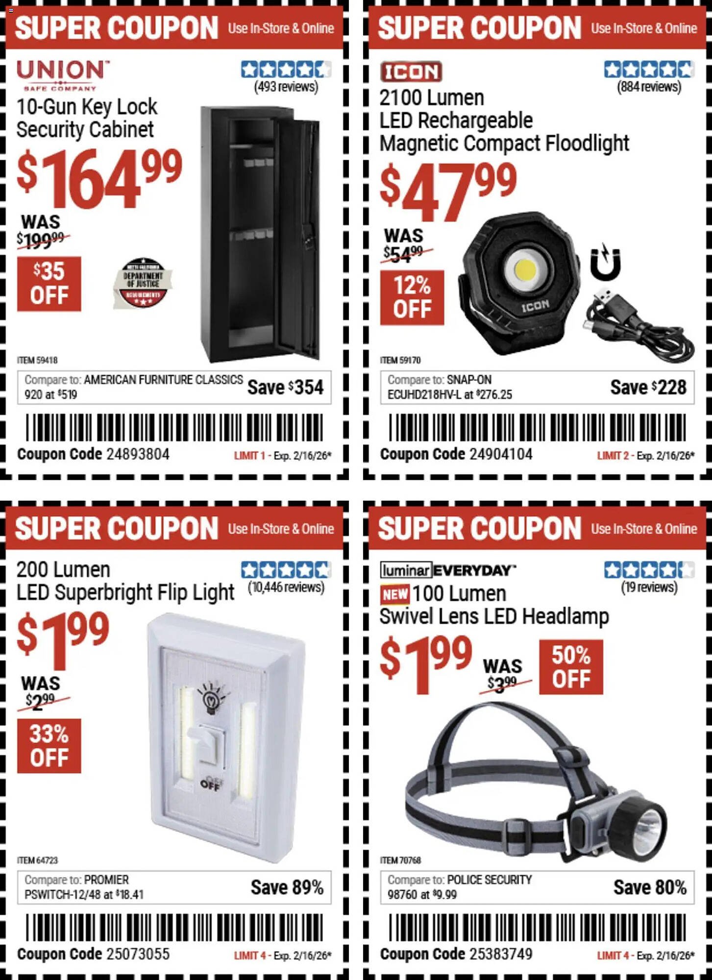 Harbor Freight Tools weekly ad (2026-02-02 - 2026-02-17)