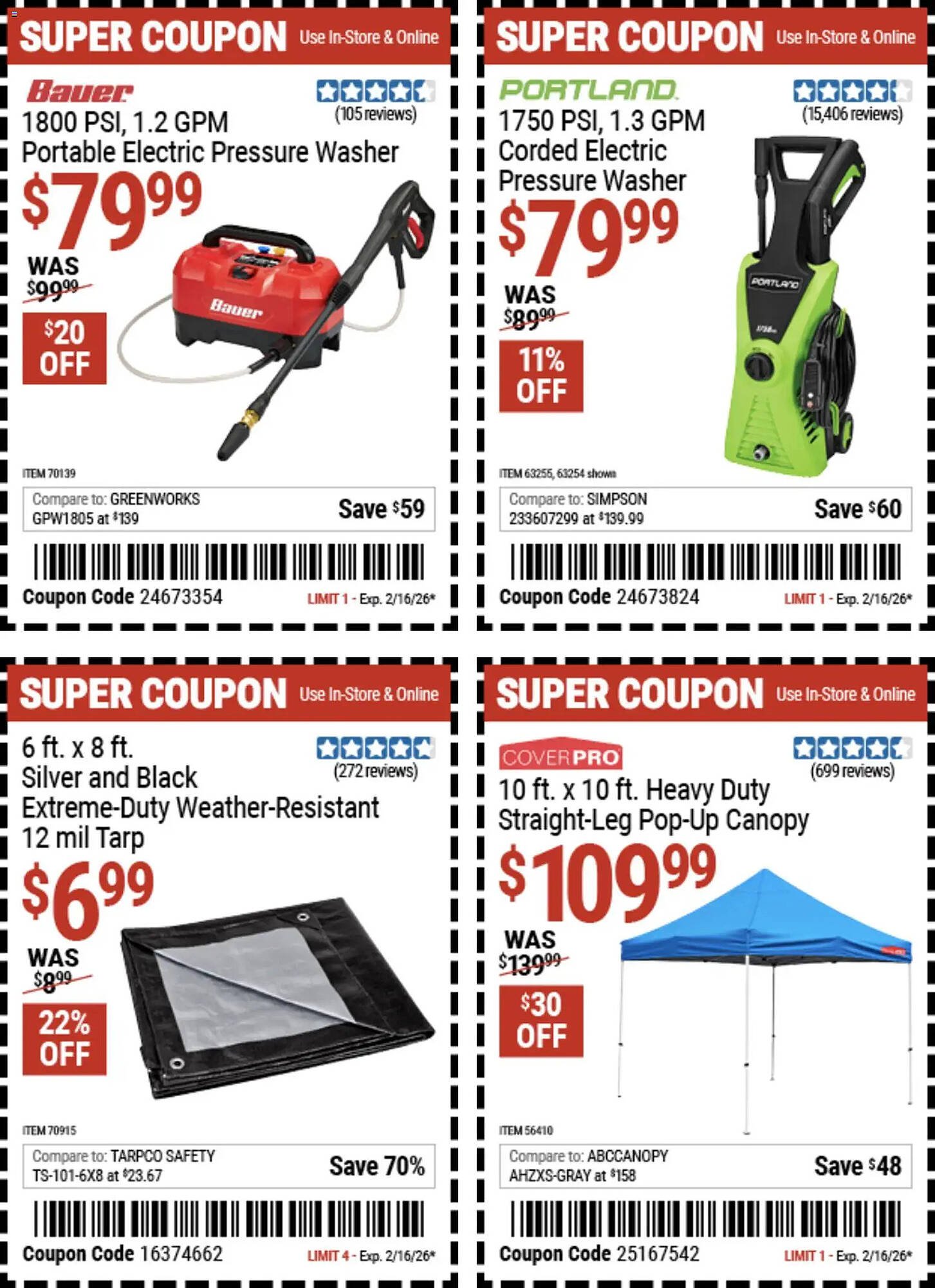 Harbor Freight Tools weekly ad