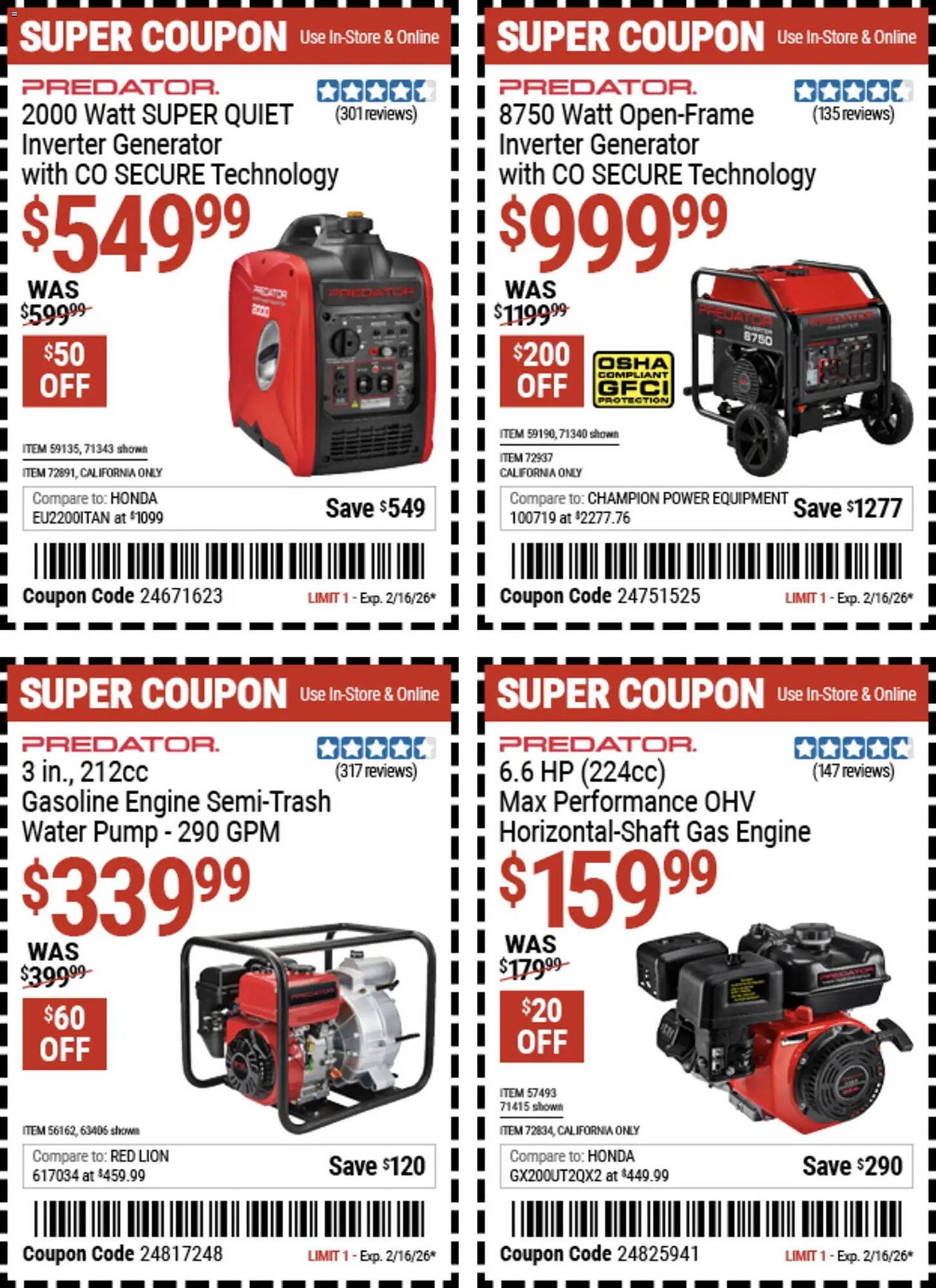 Harbor Freight Tools weekly ad
