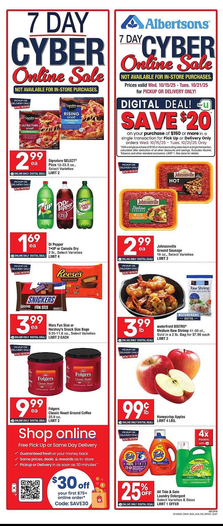 Albertsons weekly ad (2025-10-15 - 2025-10-21) | 1