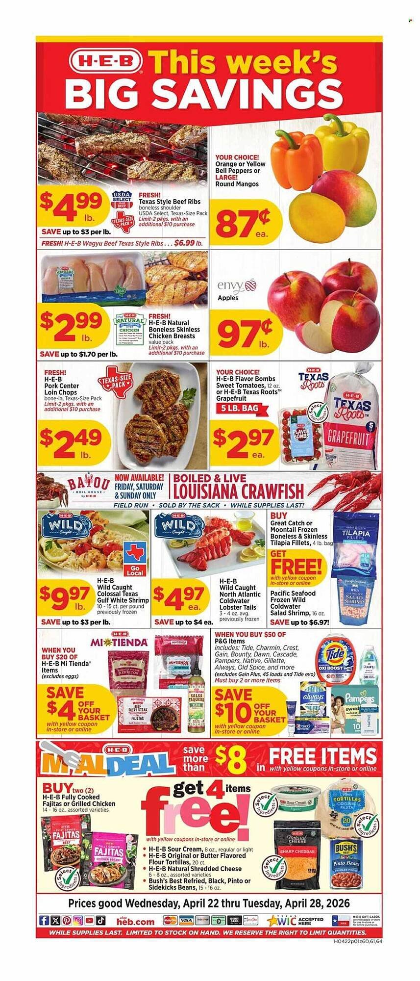 H-E-B weekly ad