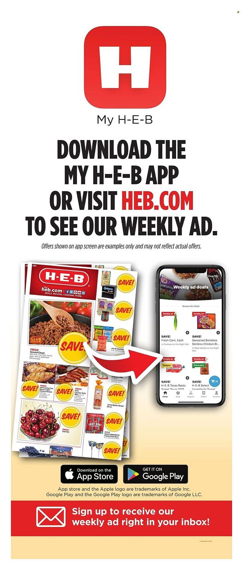 H-E-B weekly ad