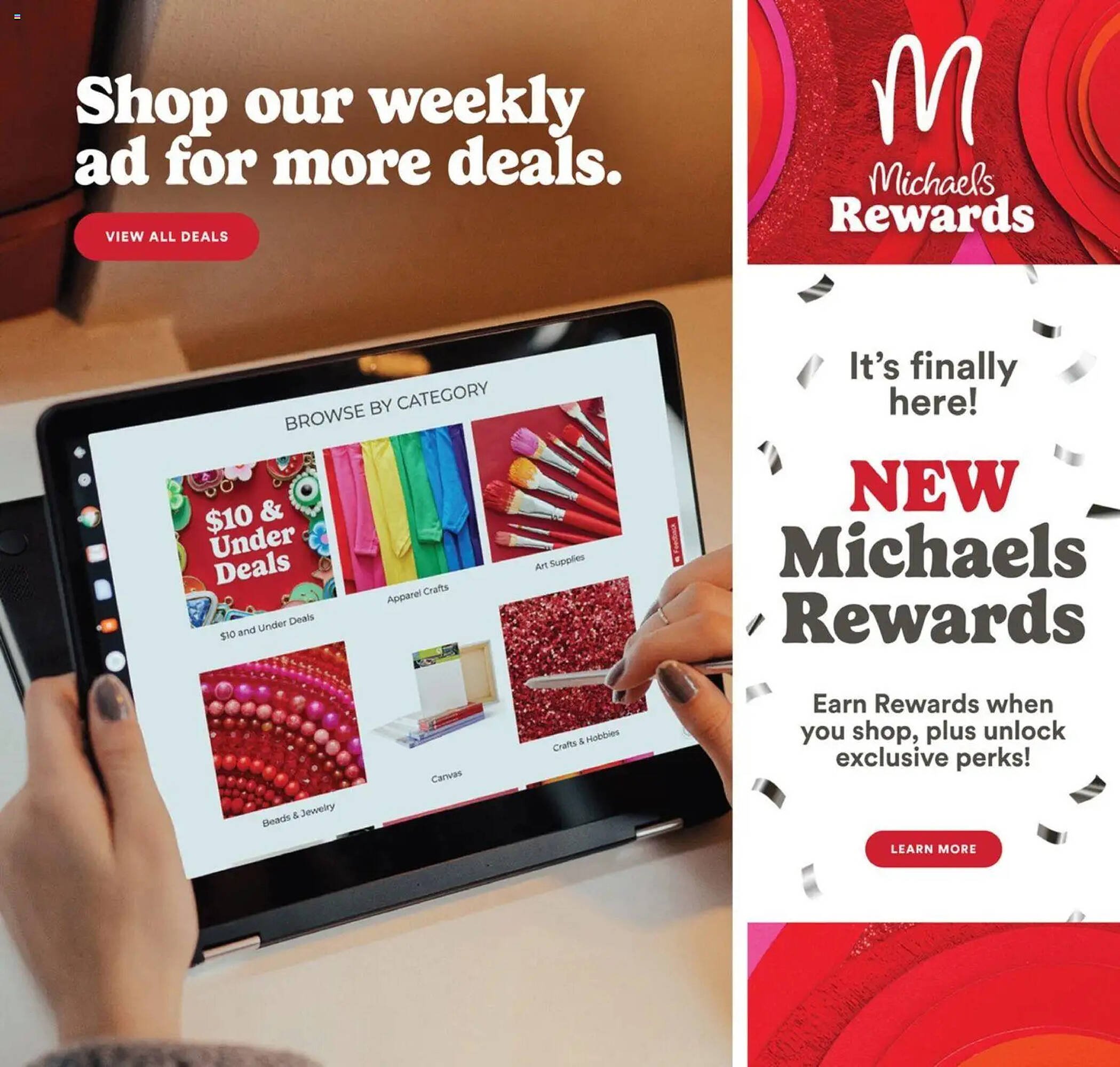 Michaels weekly ad