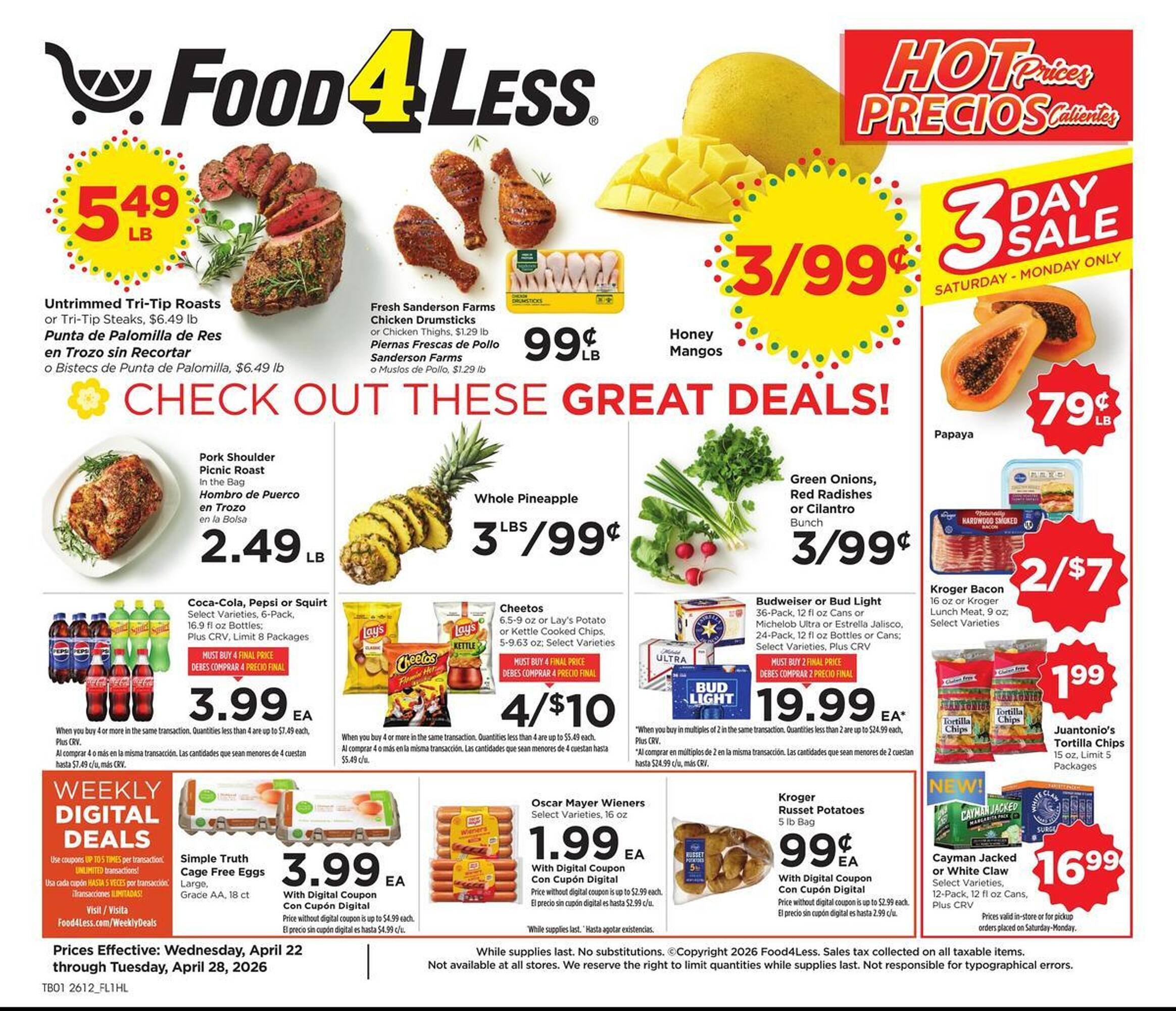 Food 4 Less weekly ad