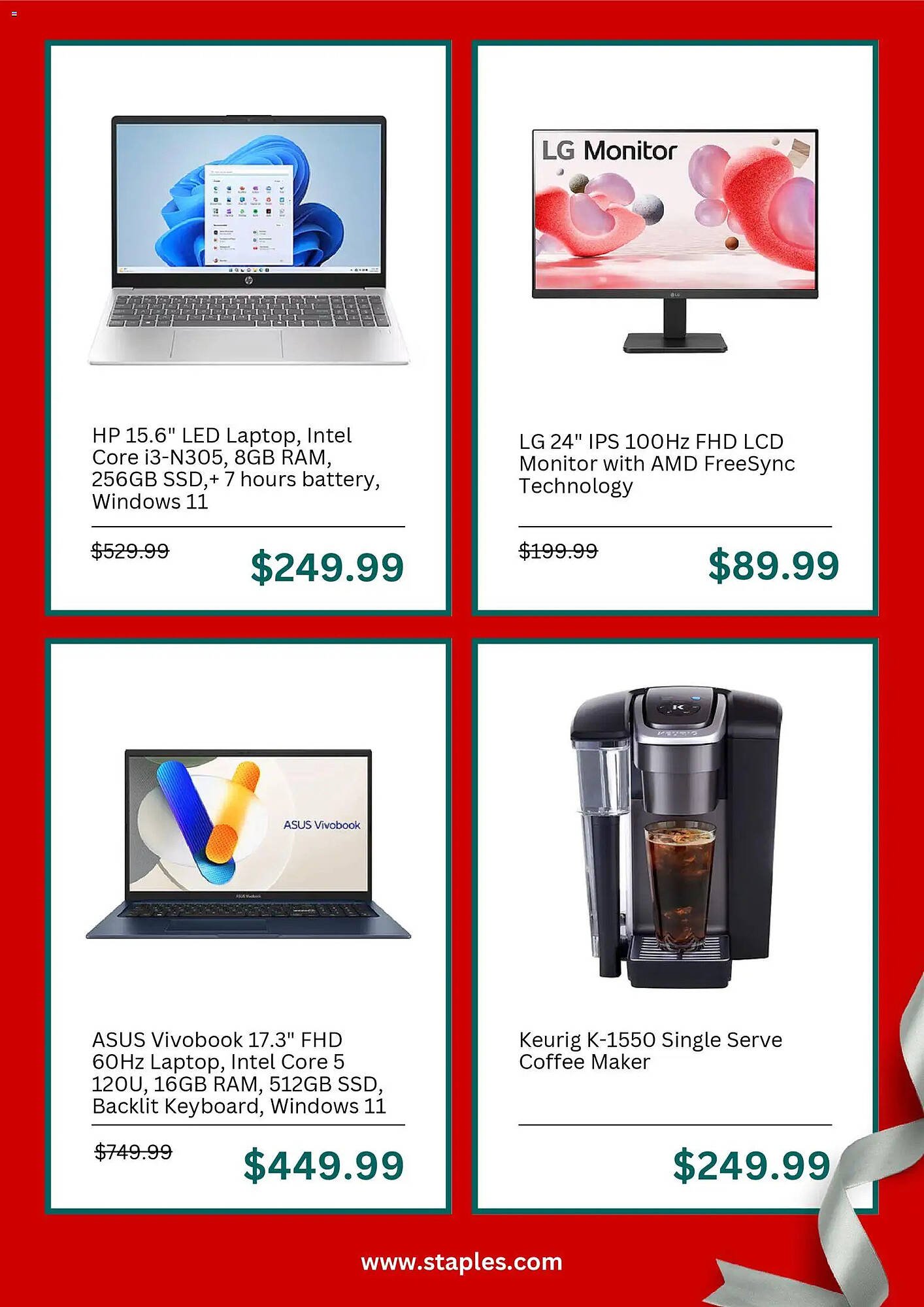 Staples weekly ad
