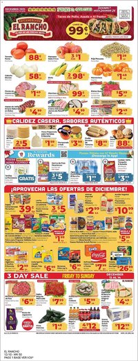 Supermercado El Rancho weekly ad