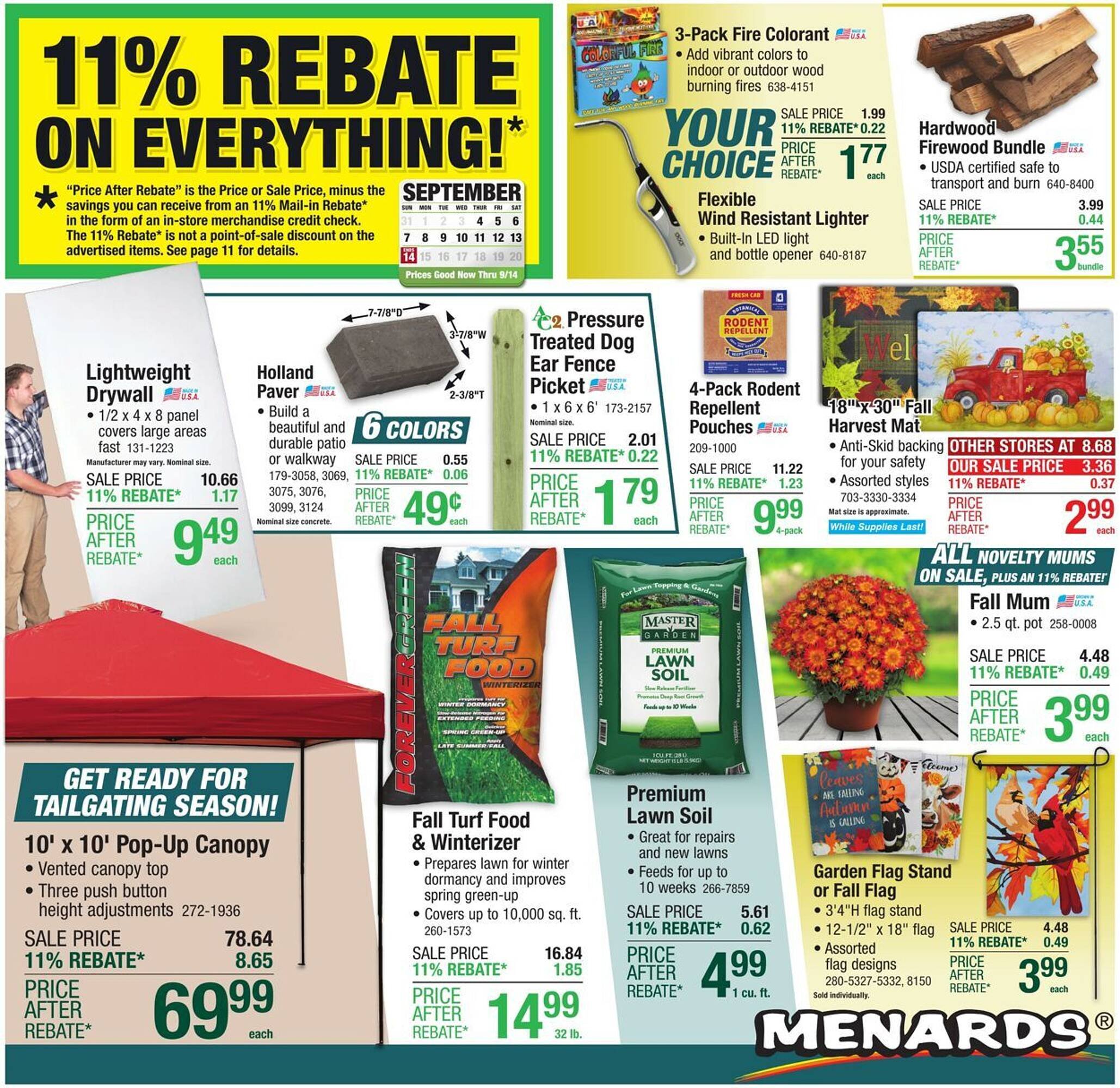 Menards weekly ad (2025-09-03 - 2025-09-14) | 1