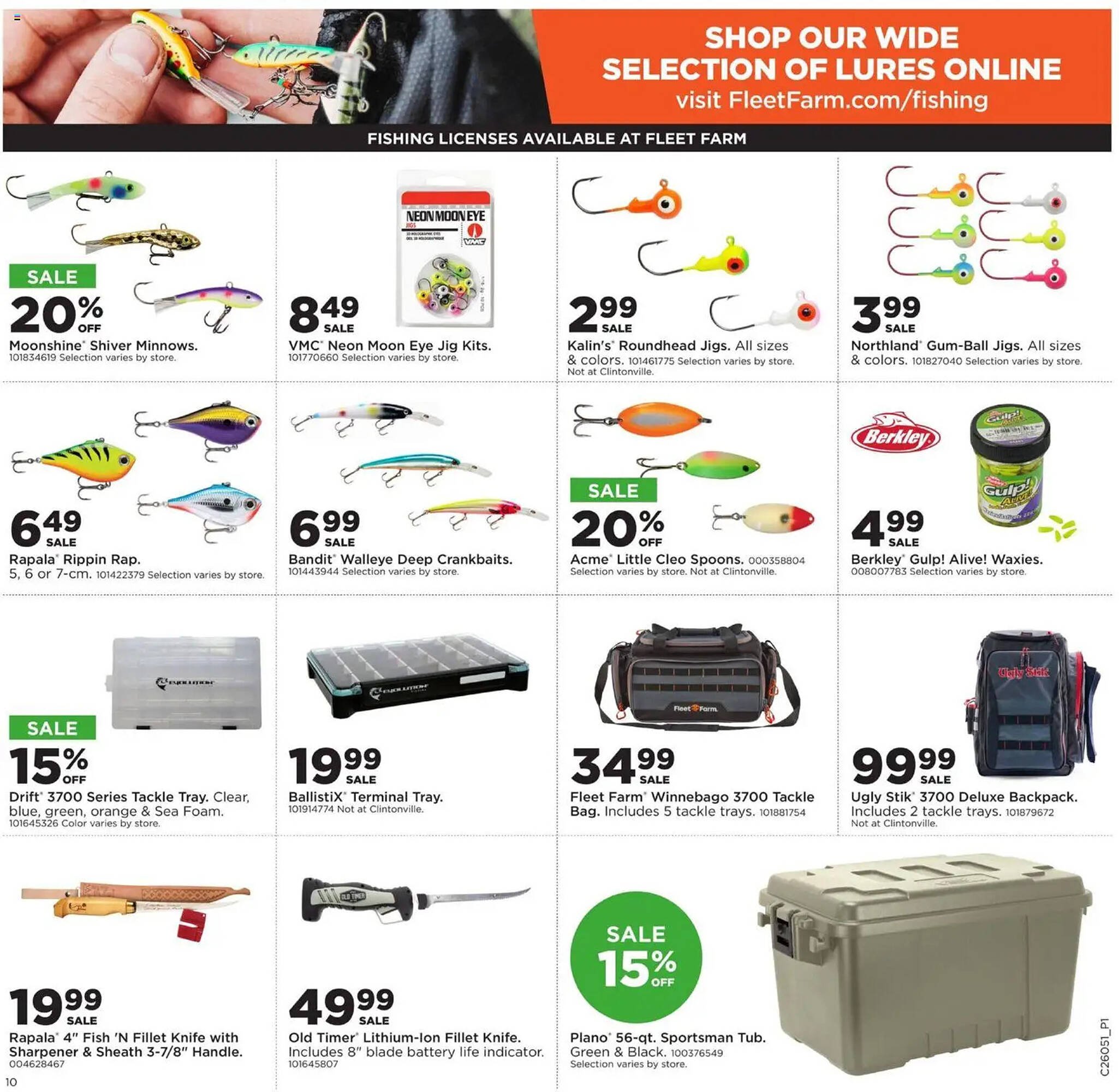 Mills Fleet Farm weekly ad