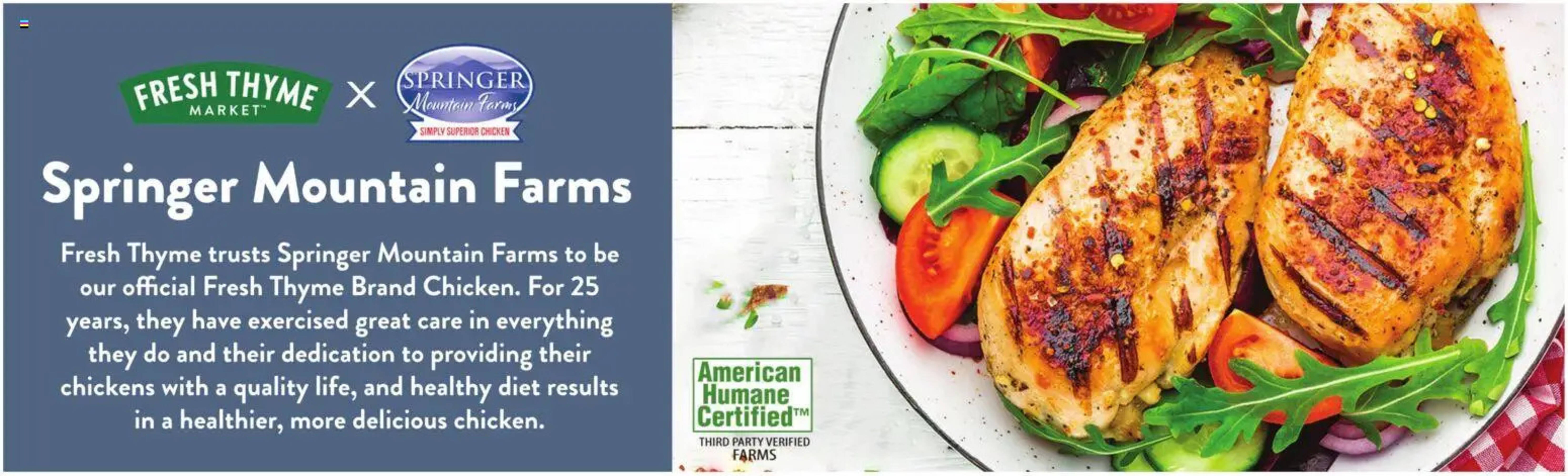Fresh Thyme weekly ad