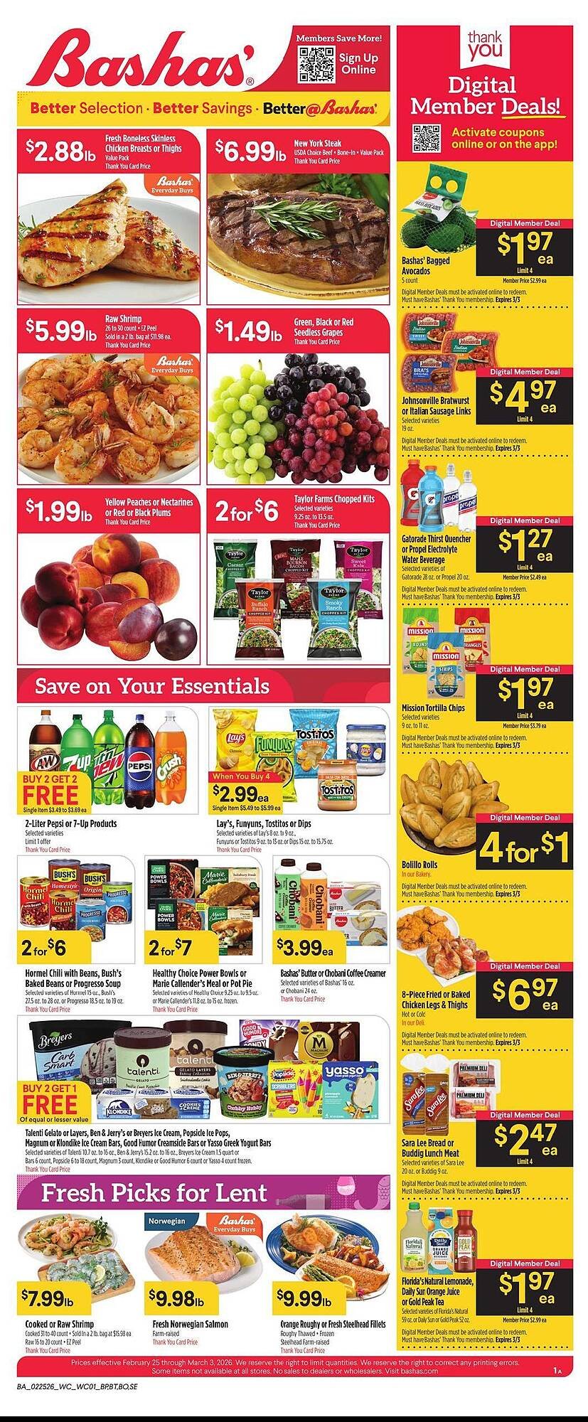 Bashas' weekly ad