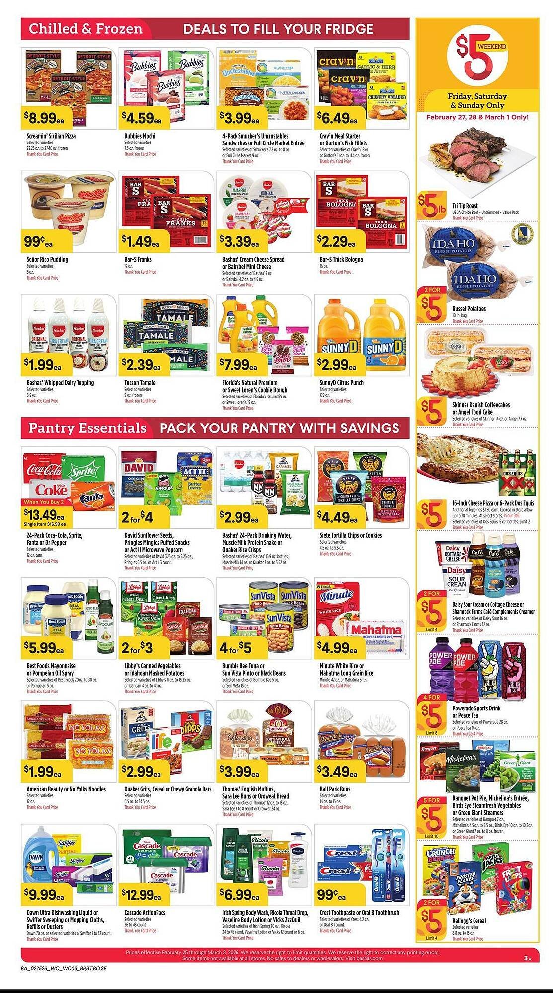 Bashas' weekly ad