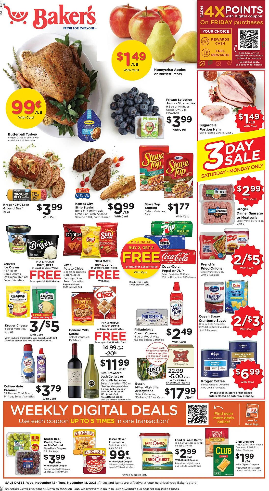 Baker&#039;s weekly ad (2025-11-12 - 2025-11-19) | 1