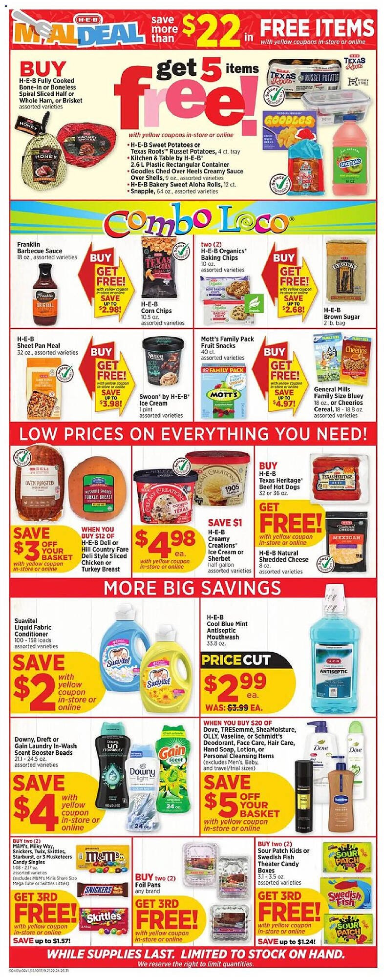 H-E-B weekly ad