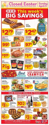 H-E-B weekly ad