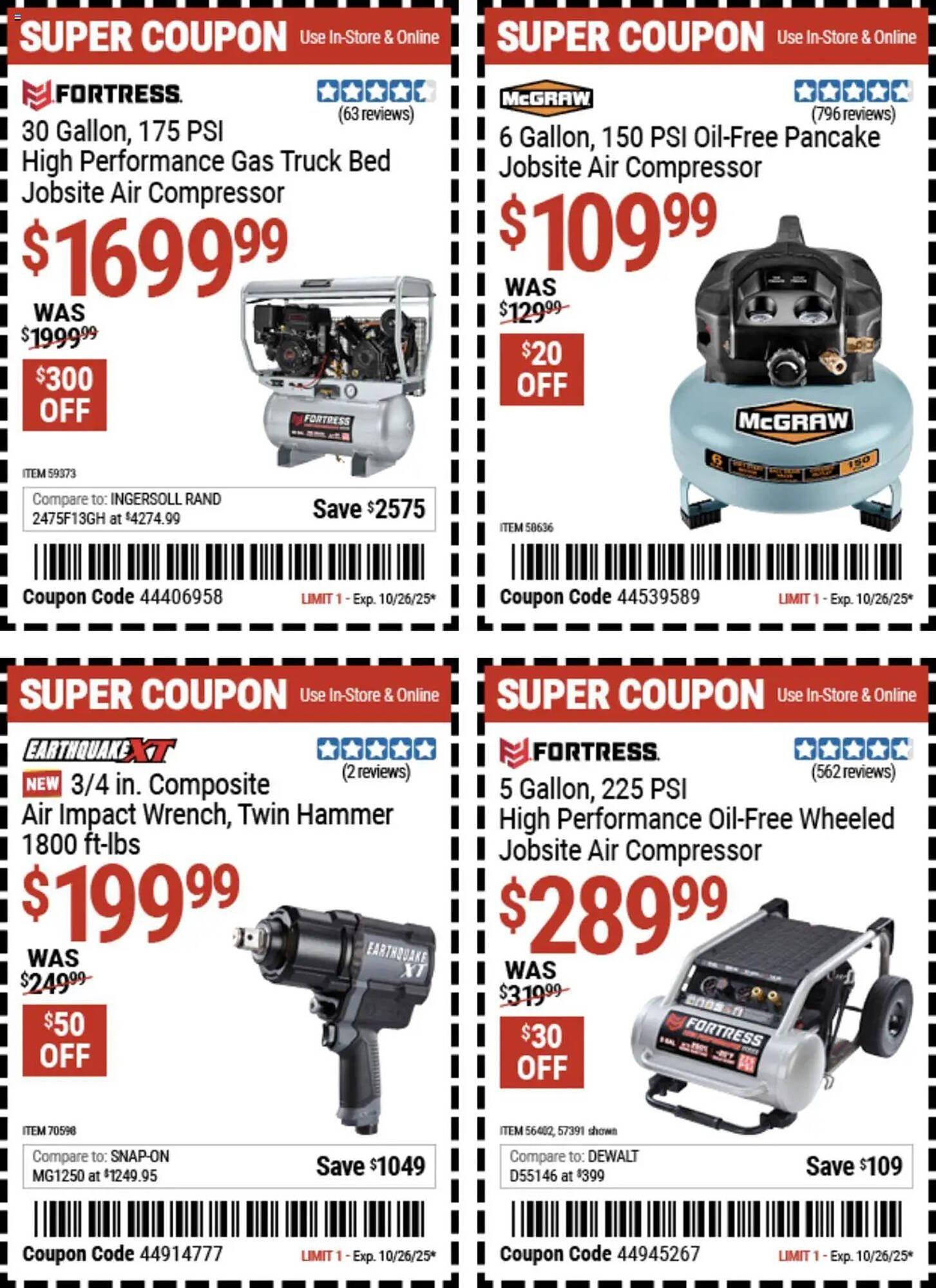 Harbor Freight Tools weekly ad (2025-10-13 - 2025-10-27) | 2