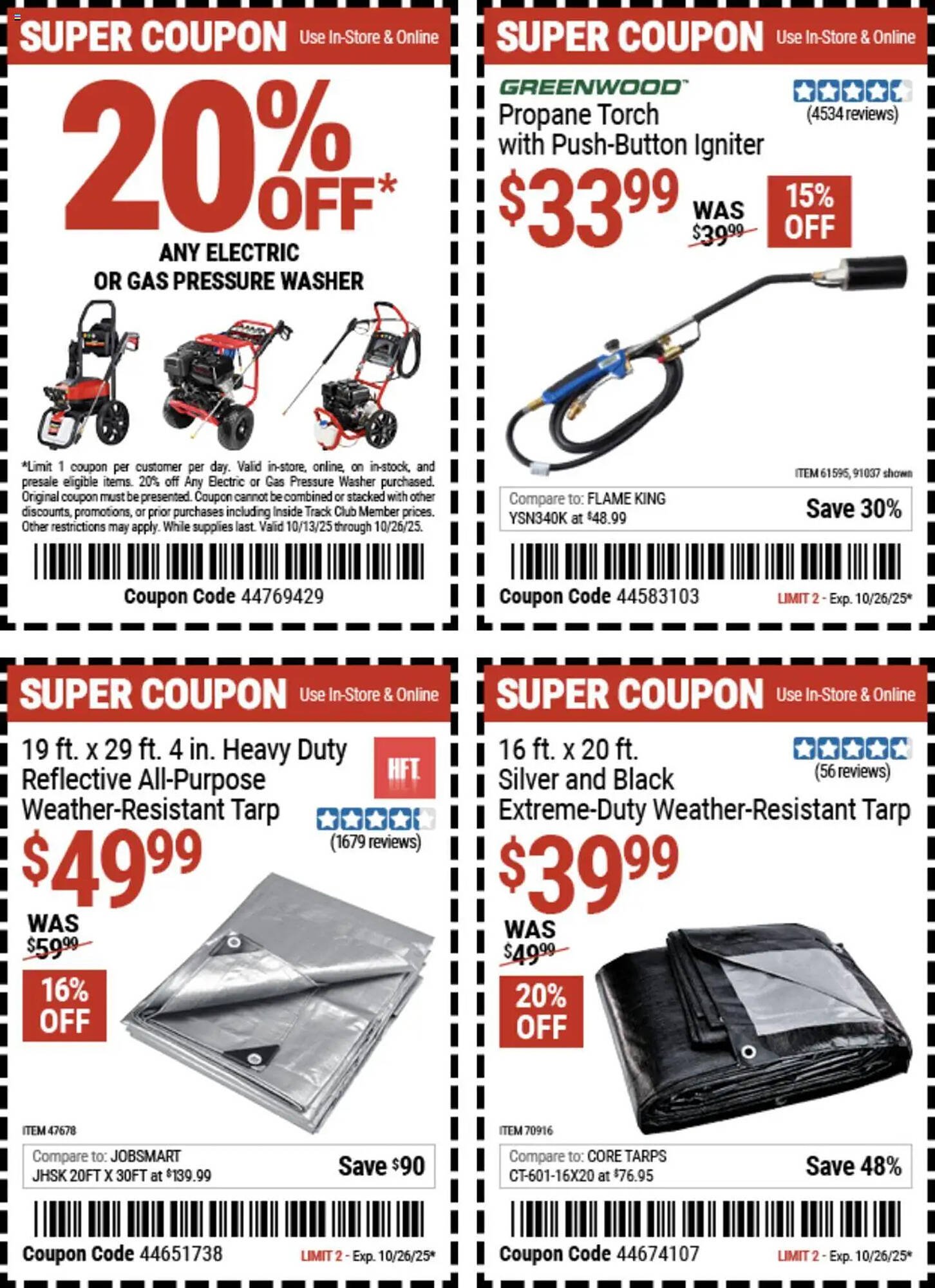 Harbor Freight Tools weekly ad (2025-10-13 - 2025-10-27) | 12
