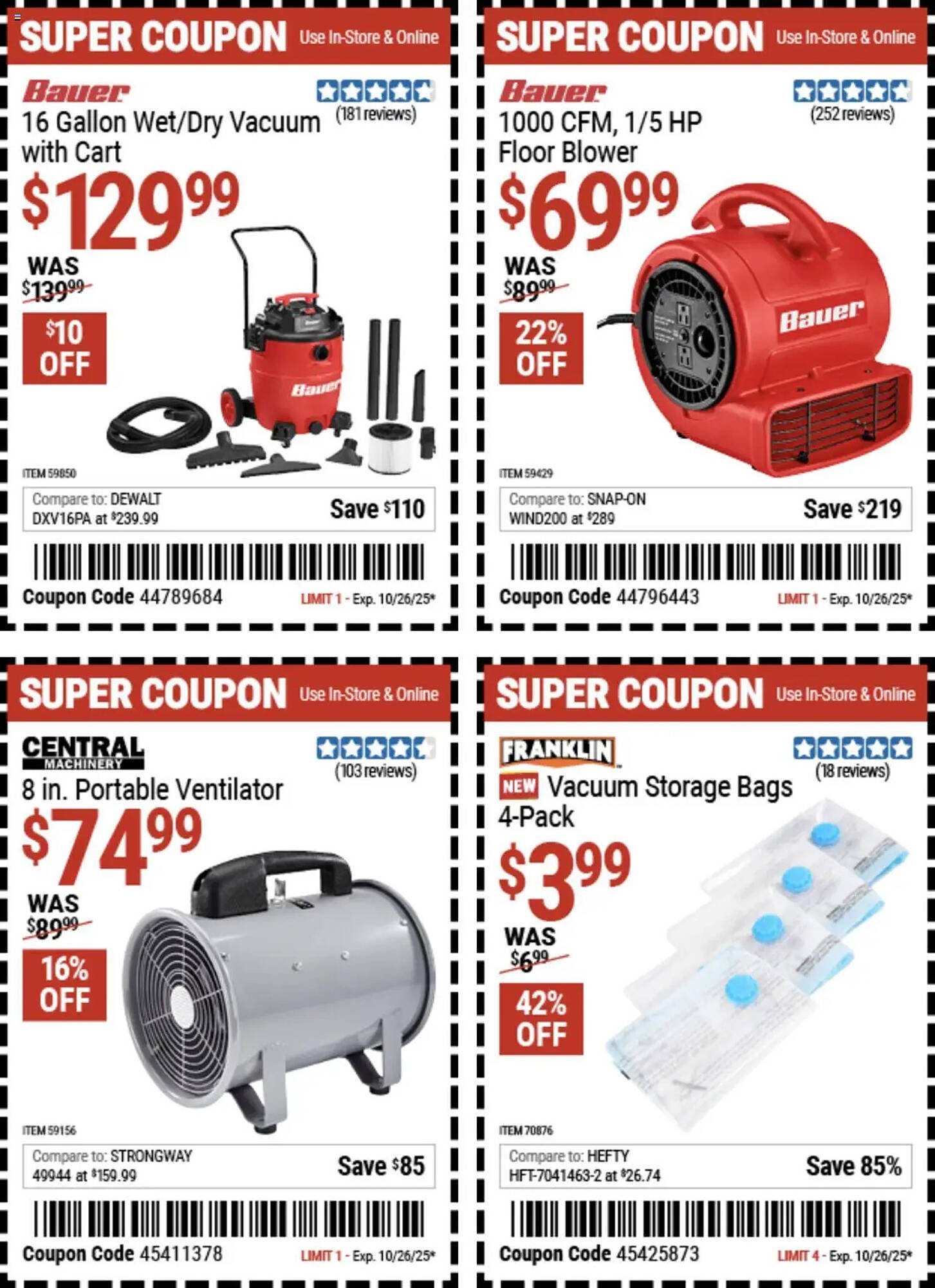 Harbor Freight Tools weekly ad (2025-10-13 - 2025-10-27) | 17