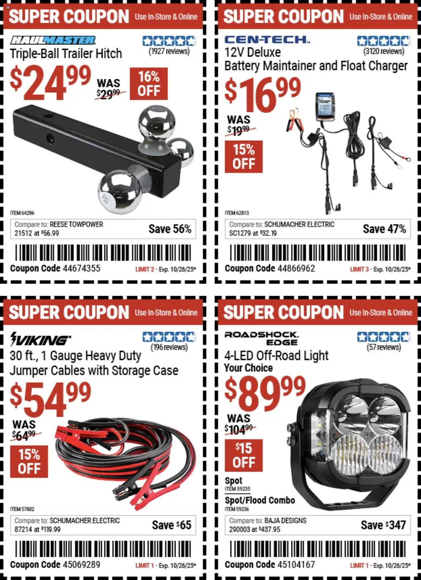 Harbor Freight Tools weekly ad (2025-10-13 - 2025-10-27) | 5
