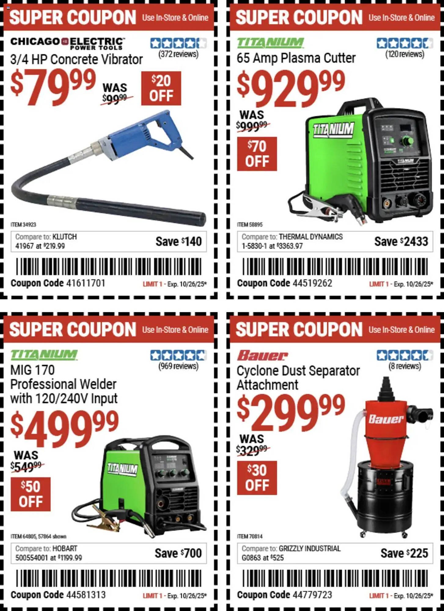 Harbor Freight Tools weekly ad (2025-10-13 - 2025-10-27) | 7