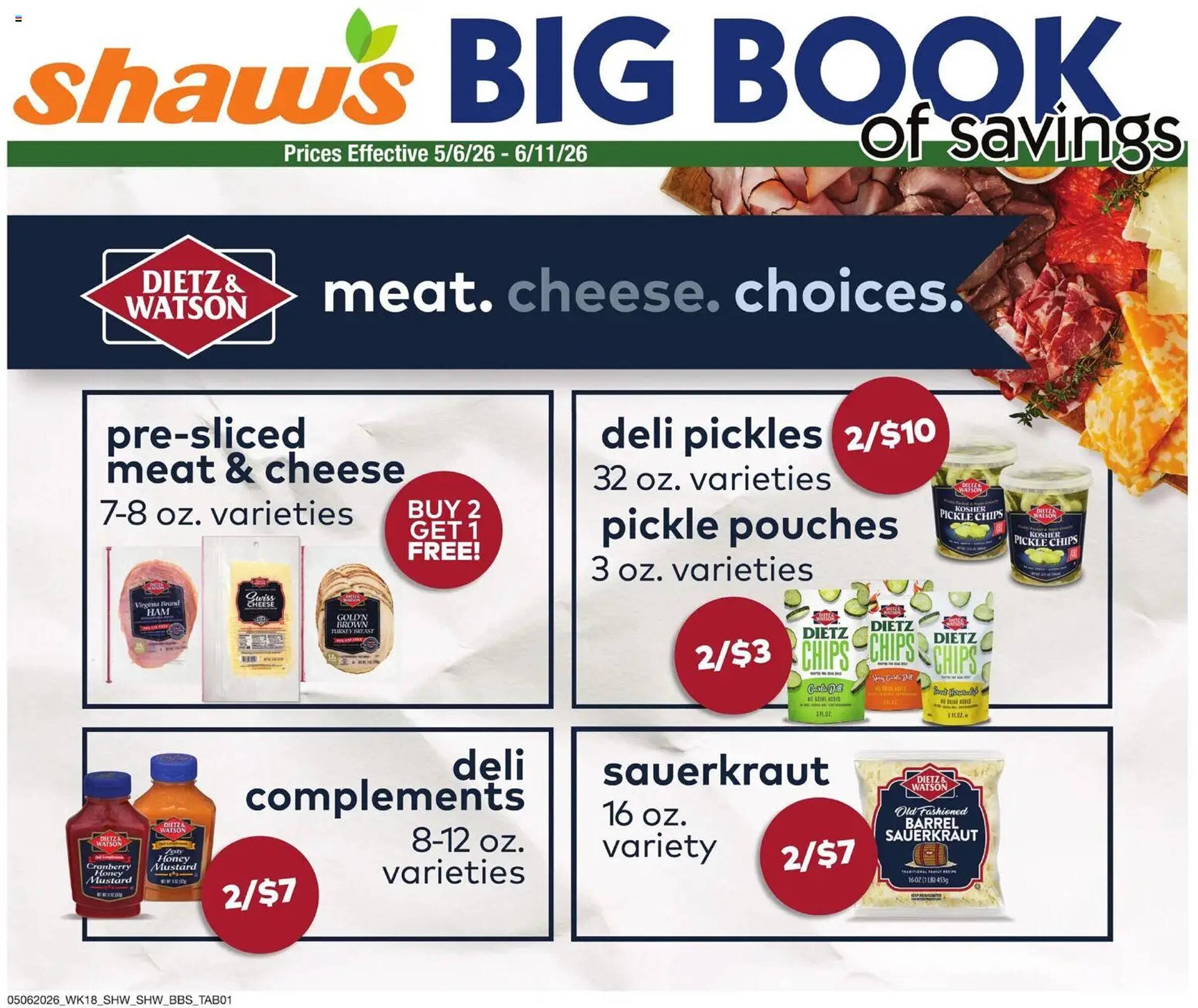 Shaw's flyer