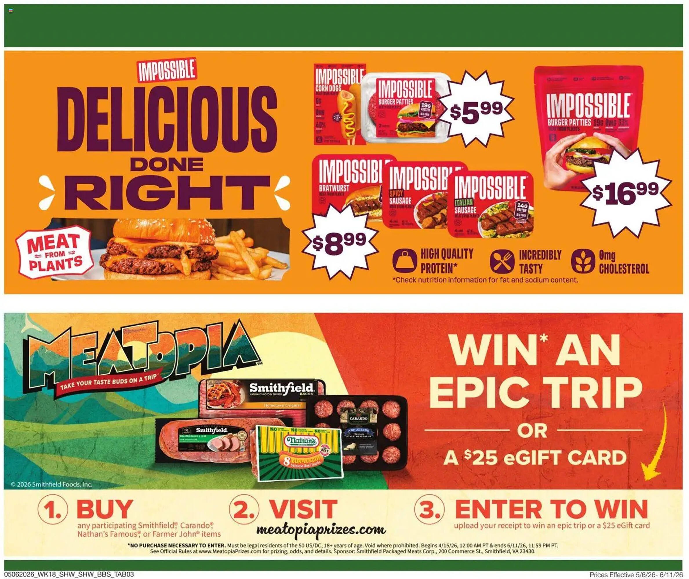 Shaw's flyer
