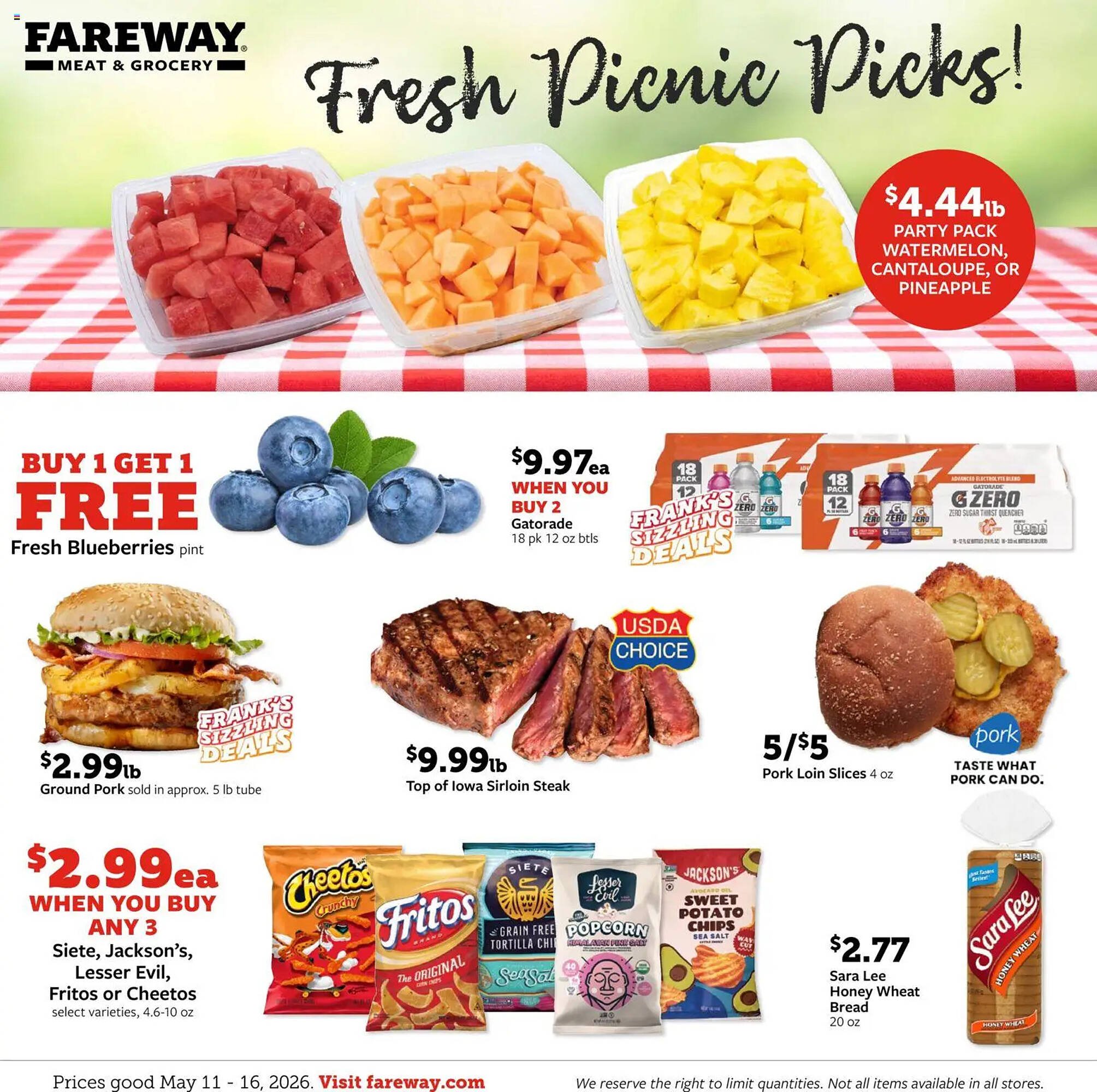 Fareway weekly ad