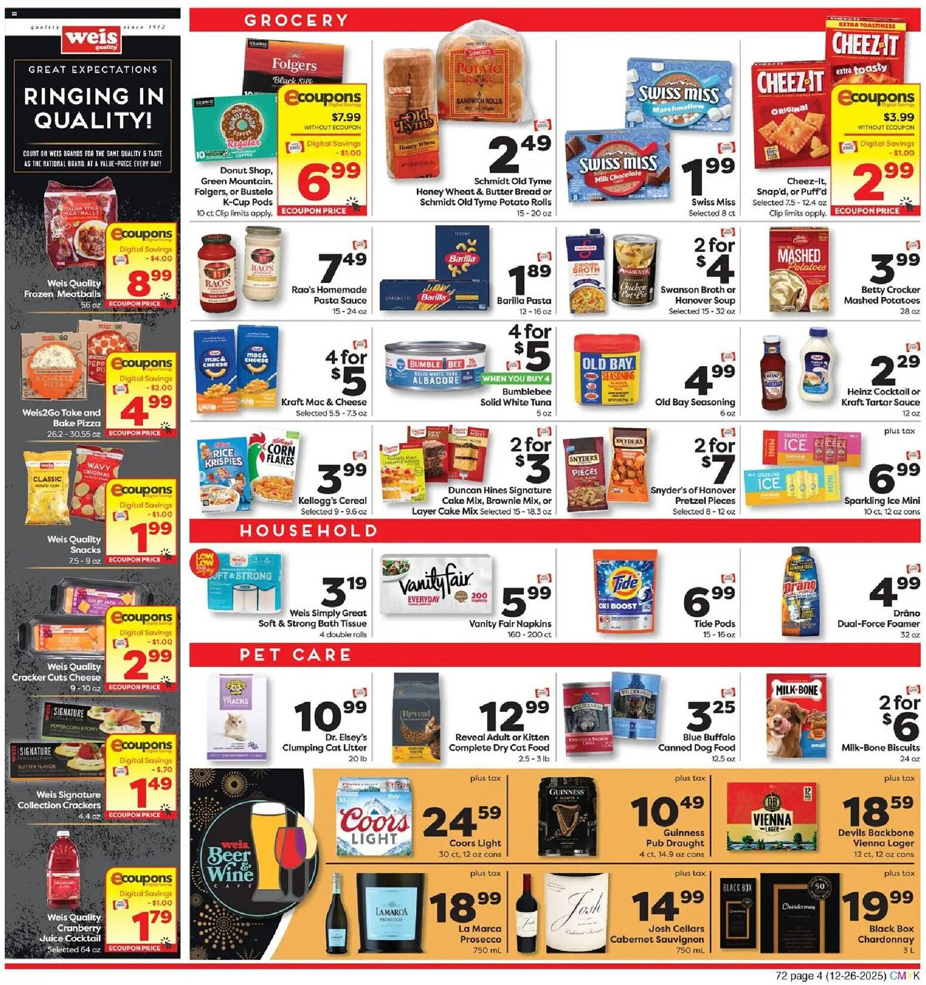 Weis Markets weekly ad