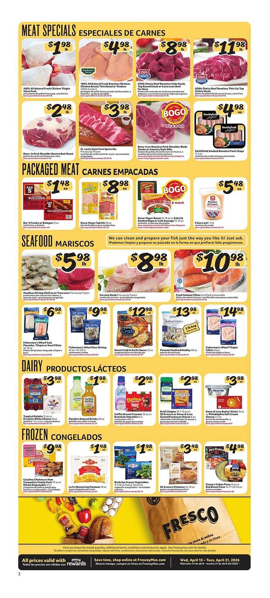 Fresco y Más weekly ad