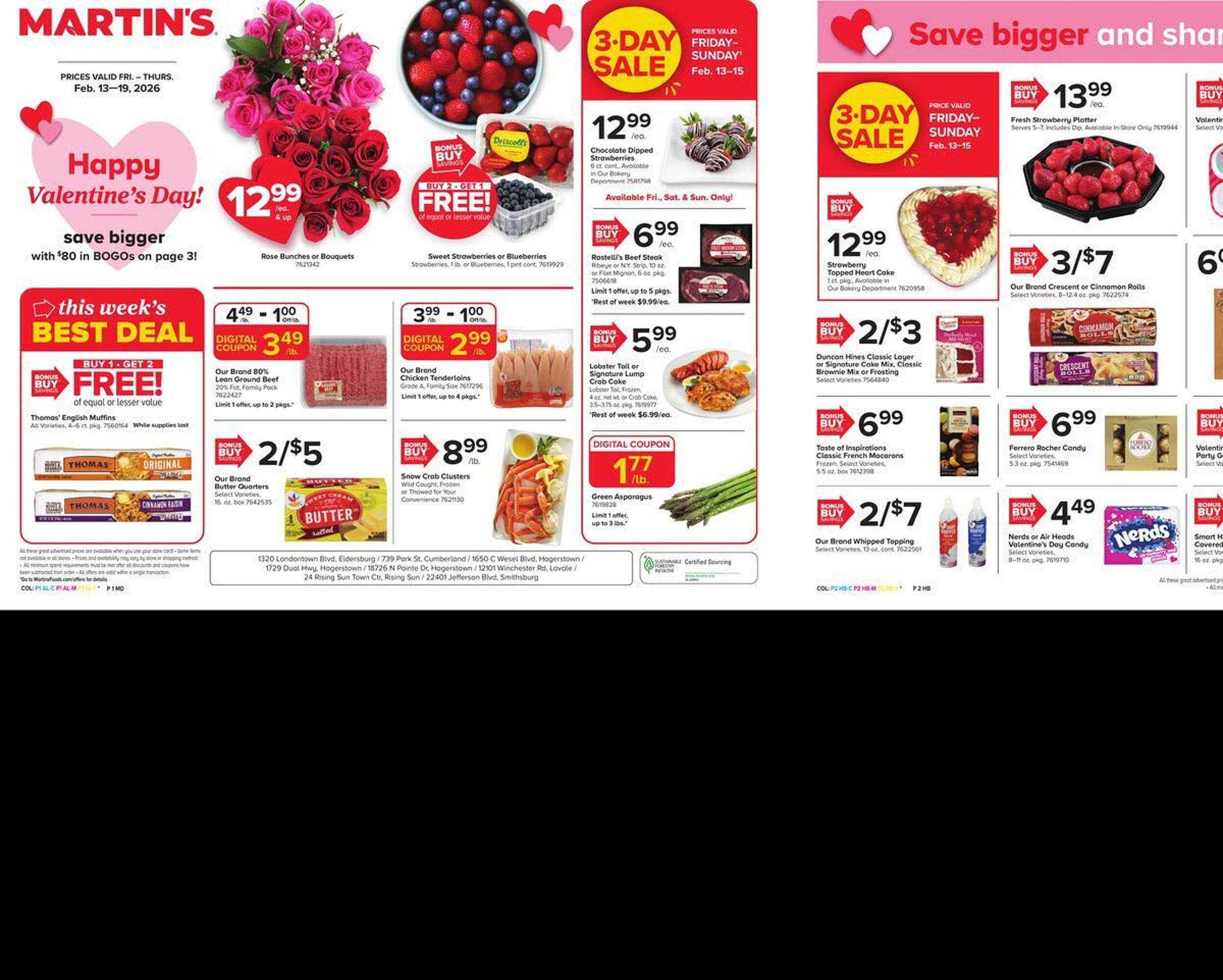 Martin's weekly ad
