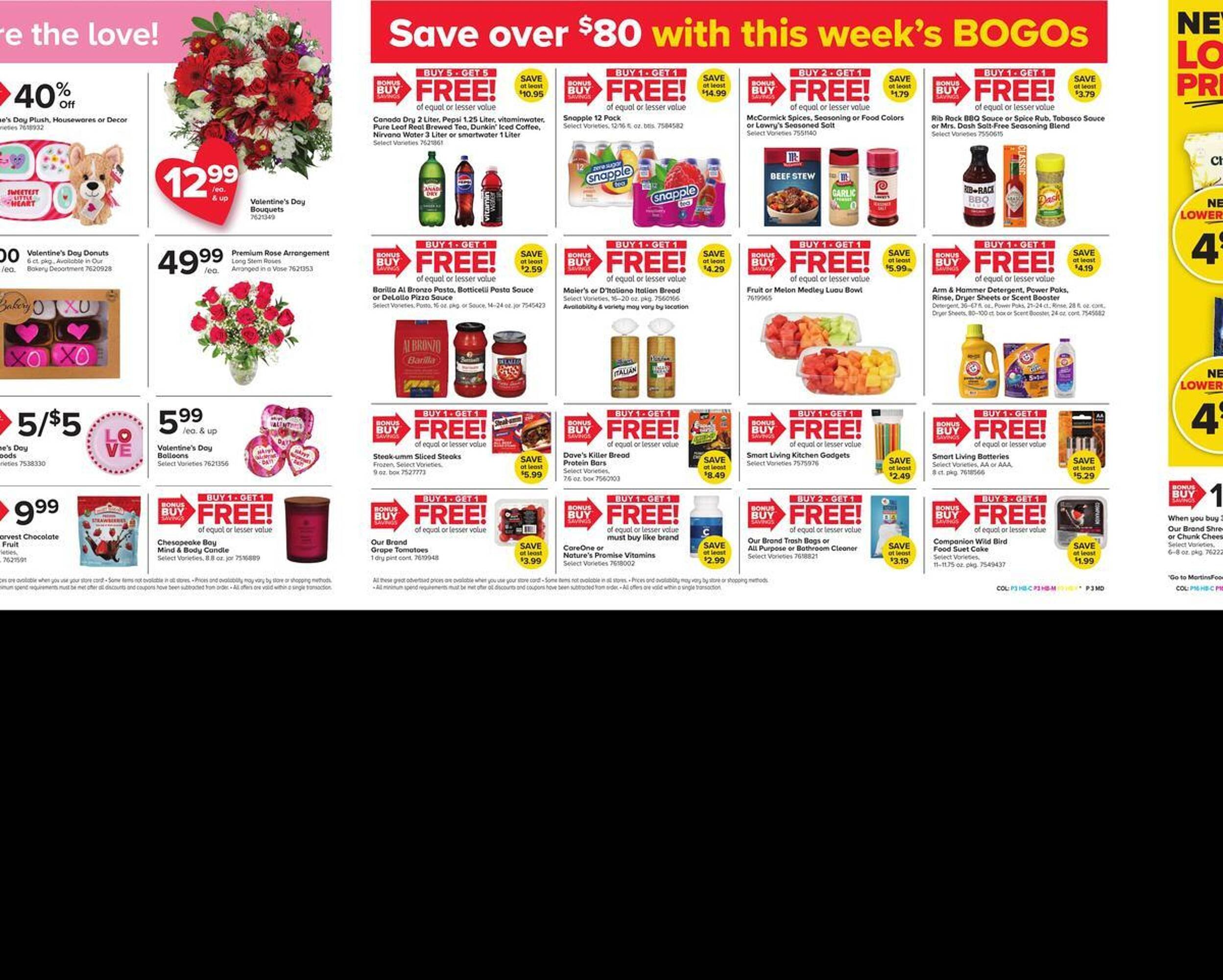 Martin's weekly ad