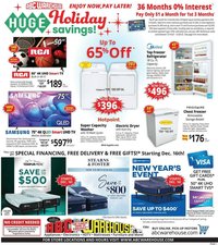 ABC Warehouse weekly ad