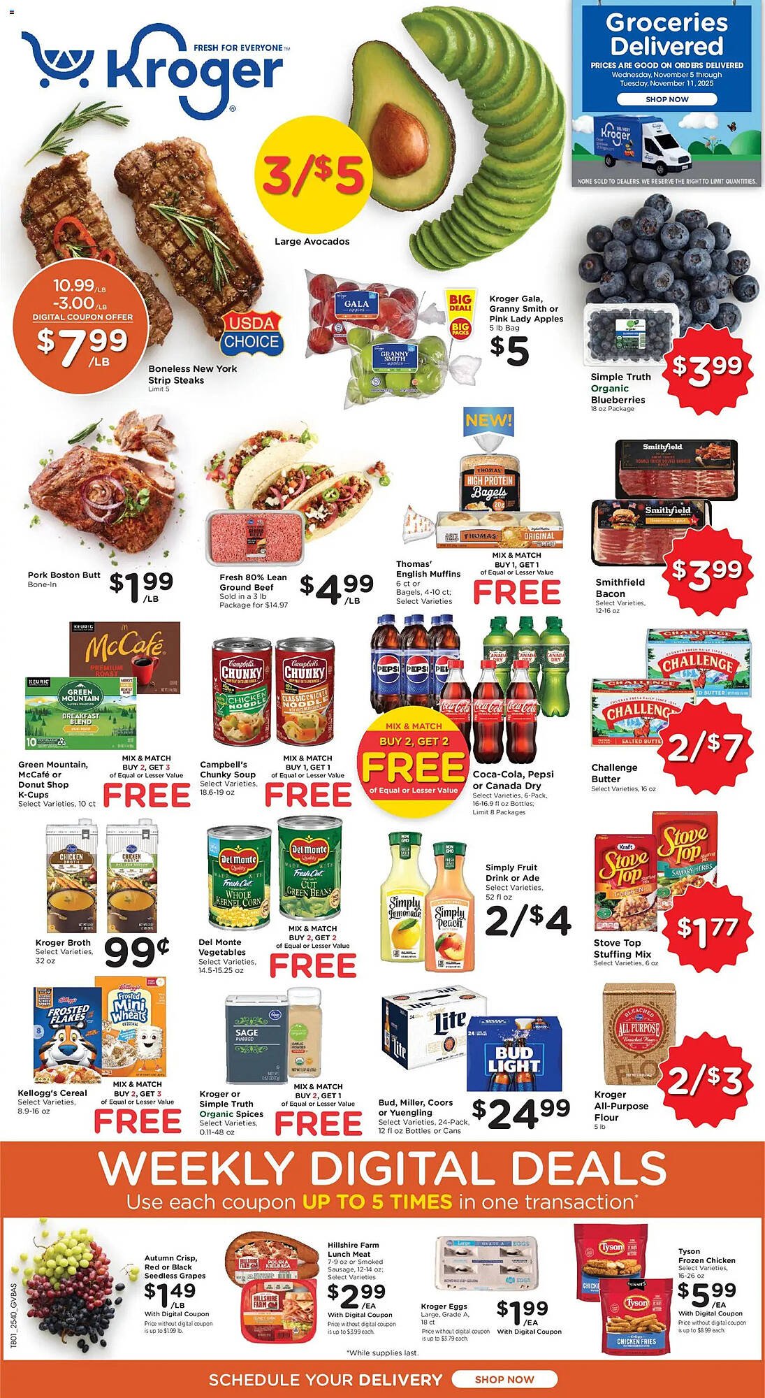 Kroger weekly ad (2025-11-05 - 2025-11-12) | 1