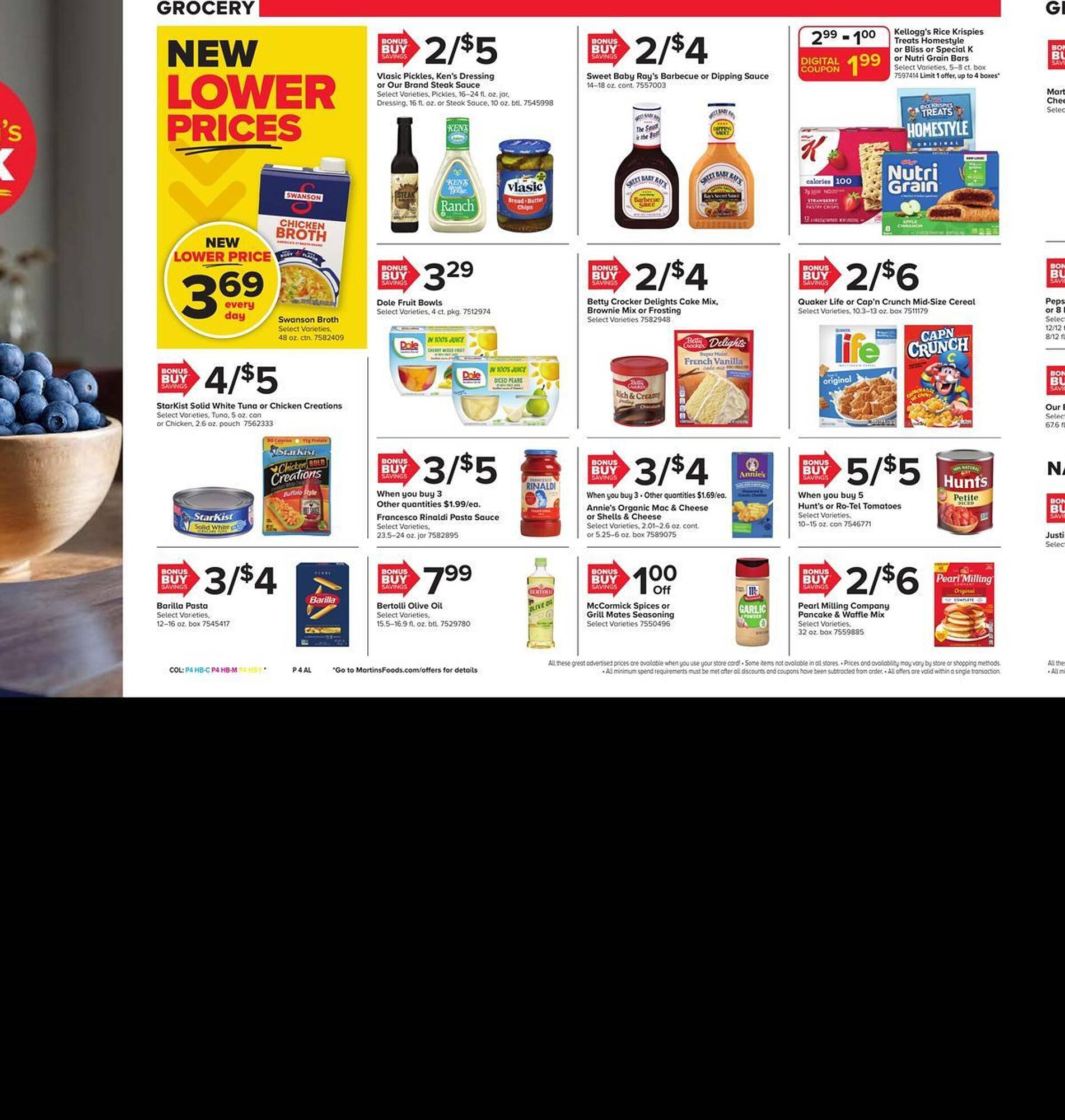Martin's weekly ad