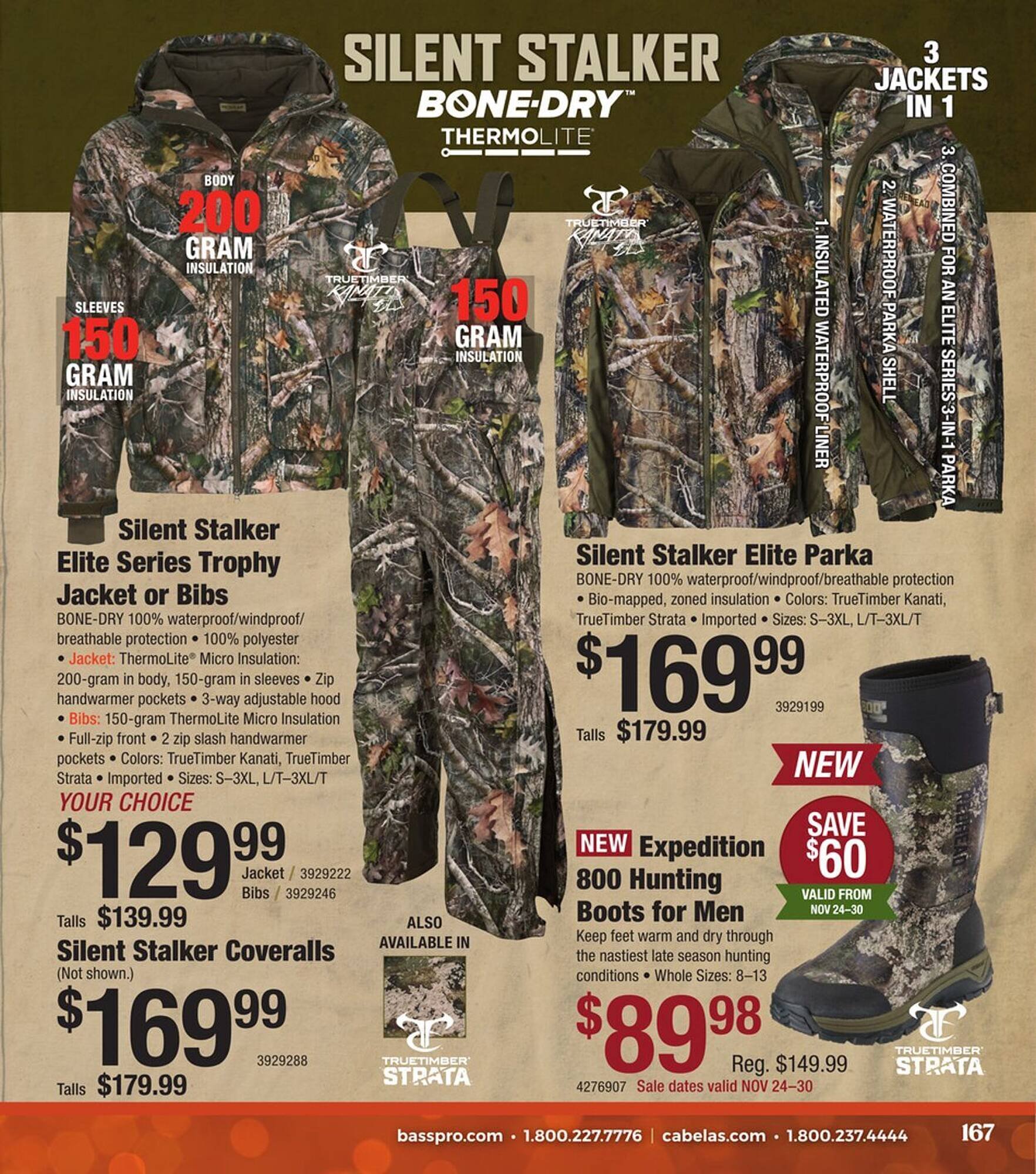Bass Pro weekly ad (2025-11-14 - 2025-11-28) | 167