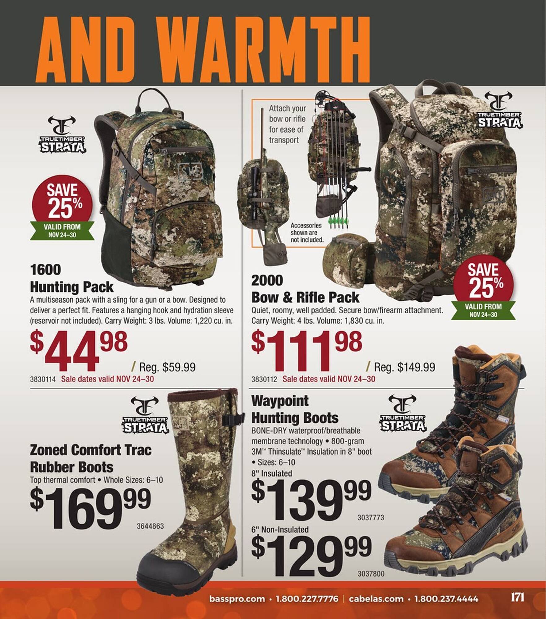 Bass Pro weekly ad (2025-11-14 - 2025-11-28) | 171