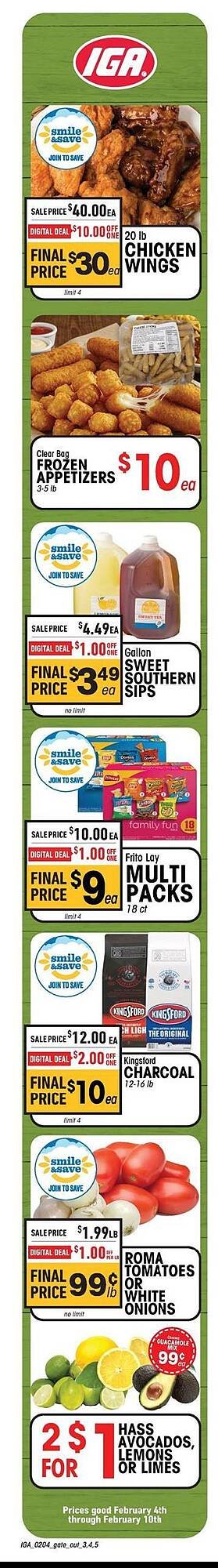 IGA weekly ad