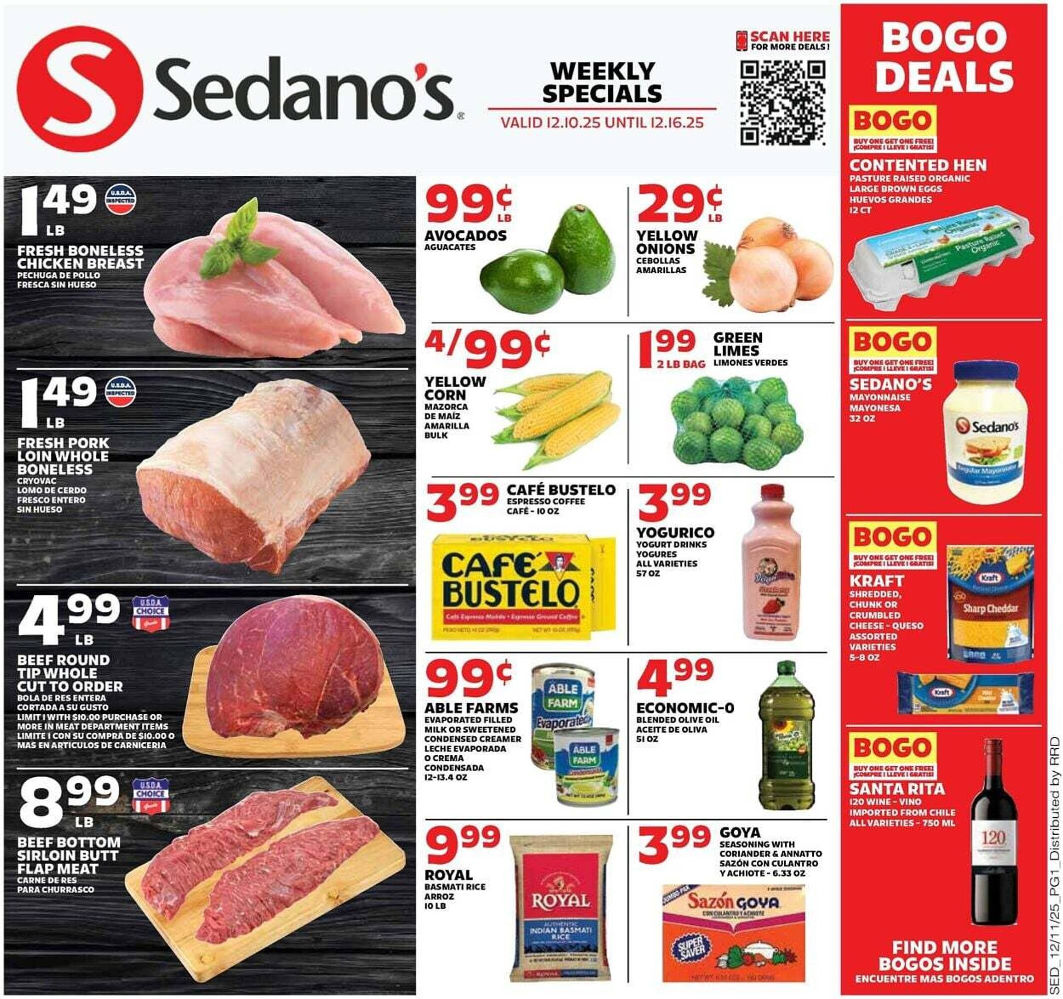 Sedano&#039;s weekly ad