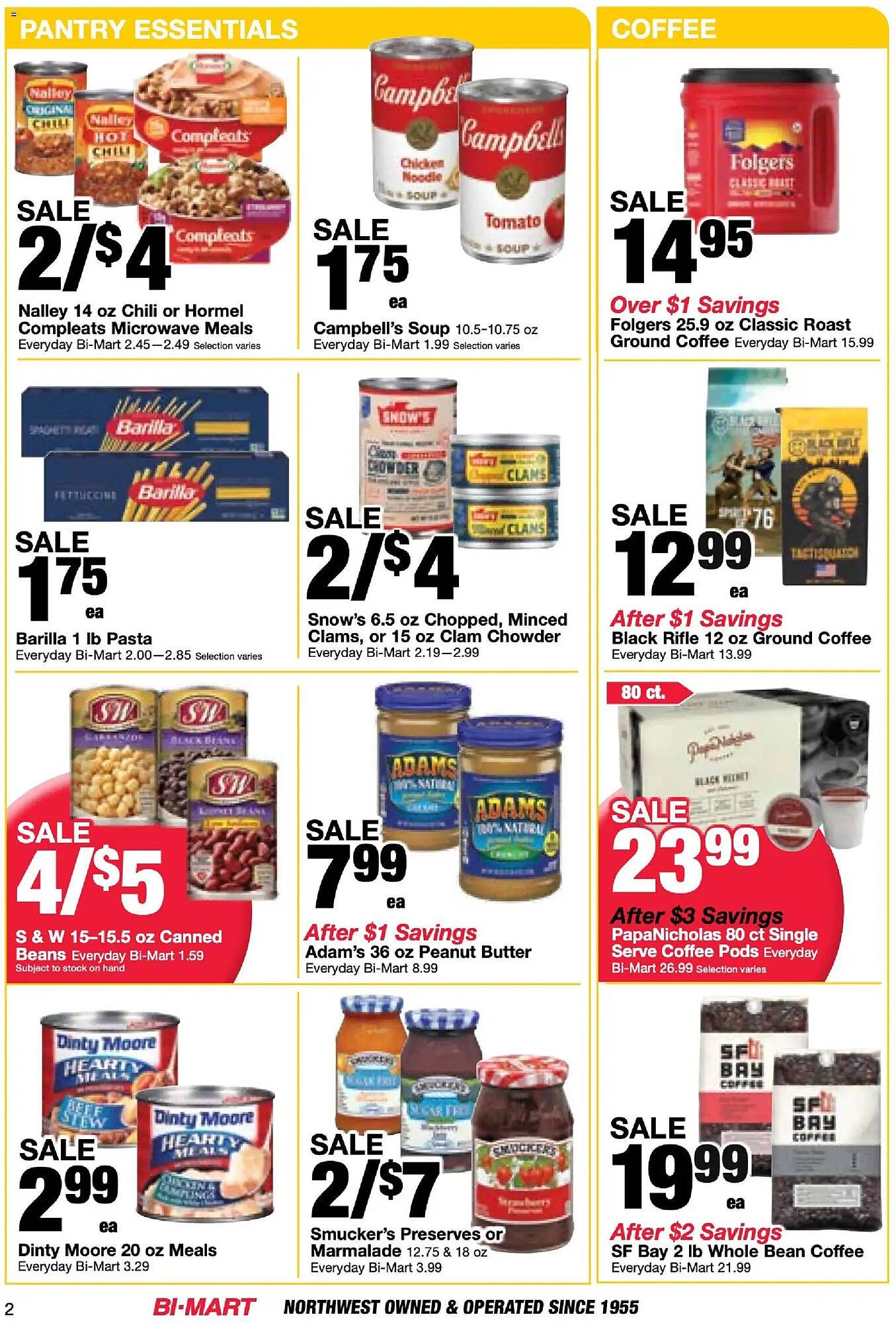 Bi-Mart weekly ad