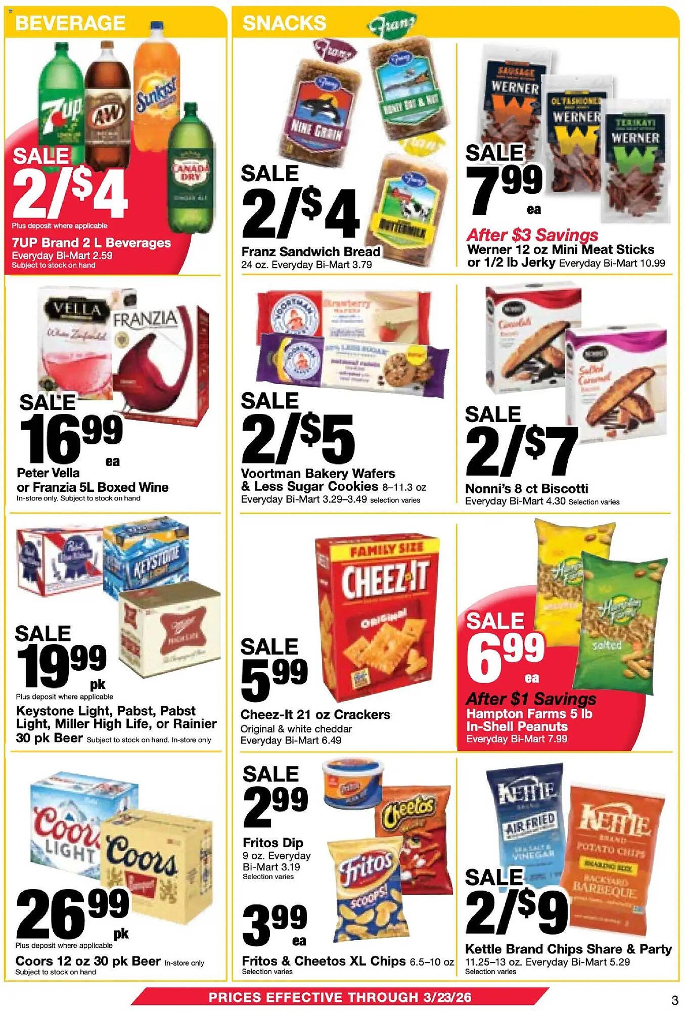 Bi-Mart weekly ad